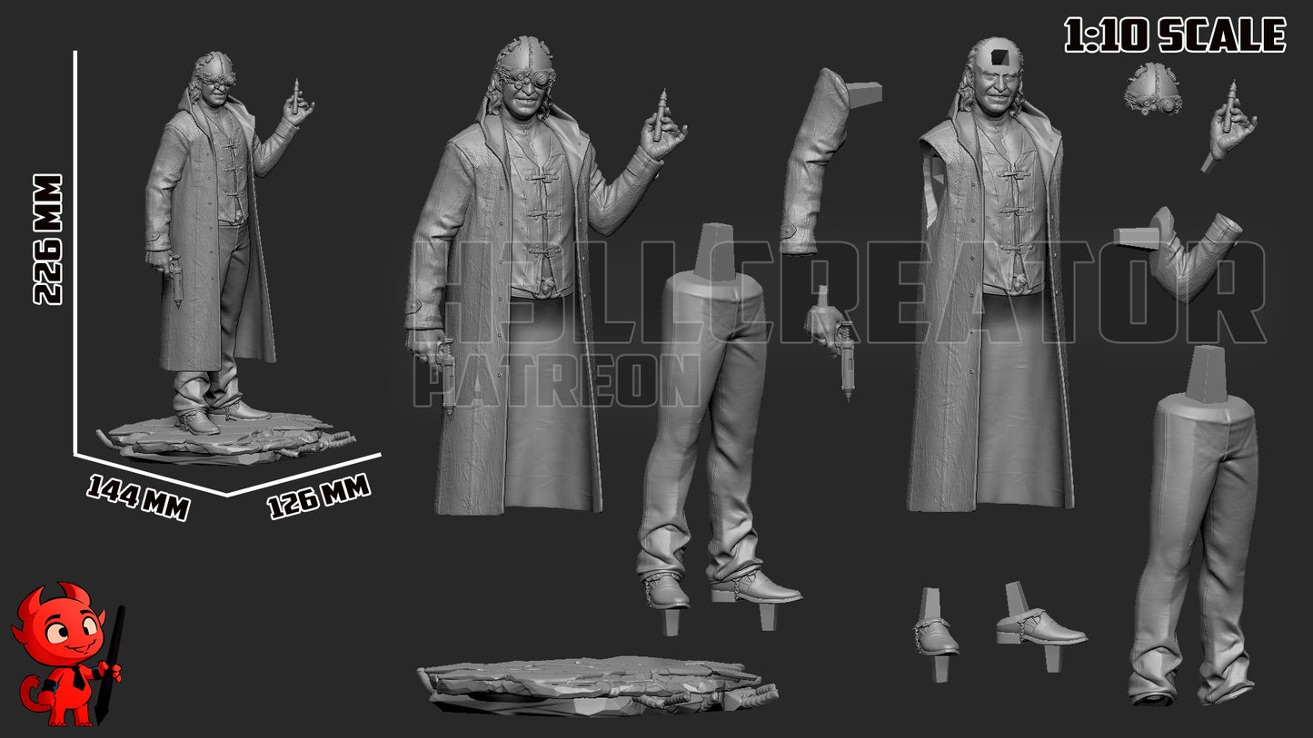 Victor Gideon rom Resident Evil by h3ll creator | High Quality Resin Print | Painted Commissions available!