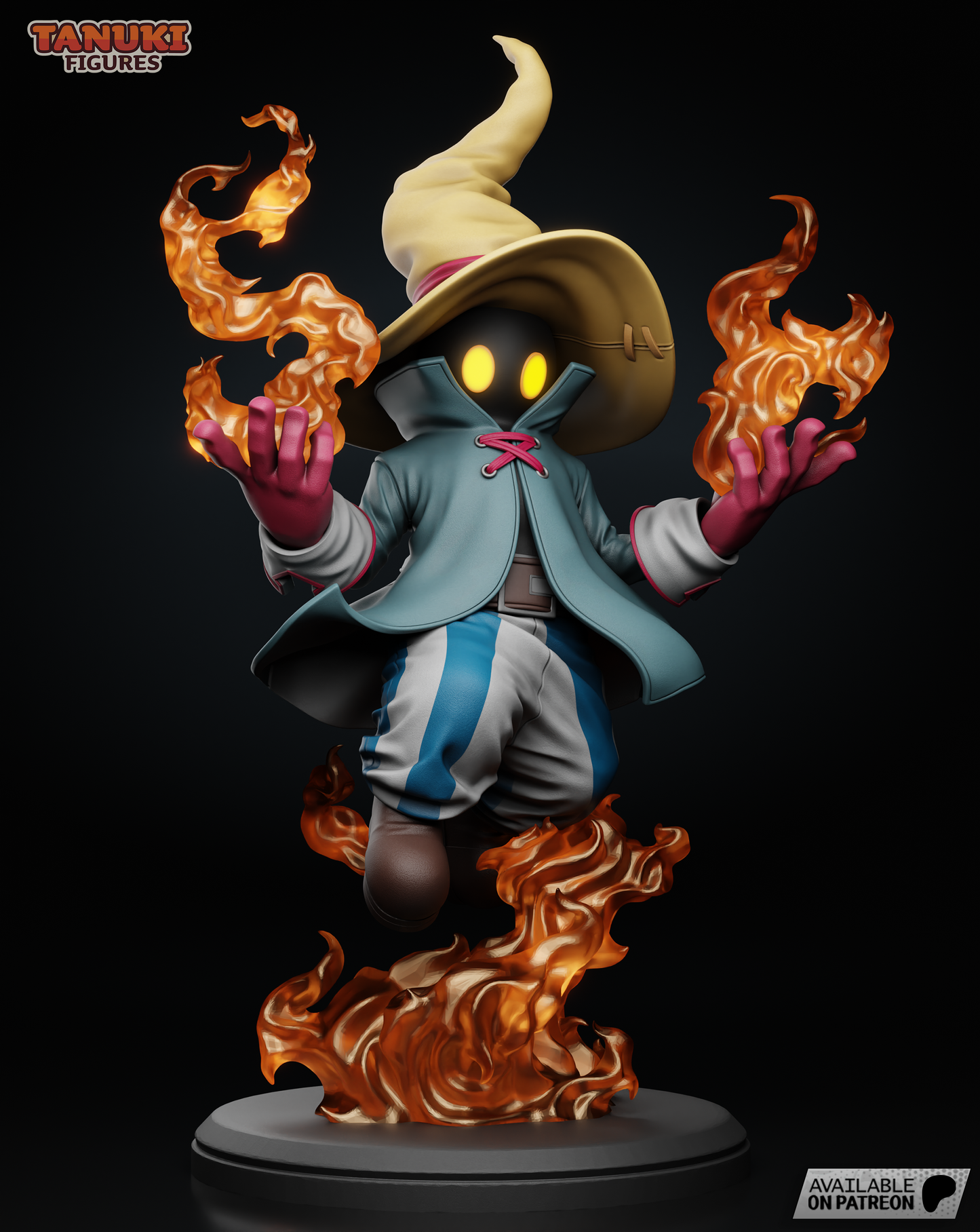 Vivi Garage Kit | Fanmade Model by Tanuki Figures | Final Fantasy IX | 3D Printed - Sephiknot