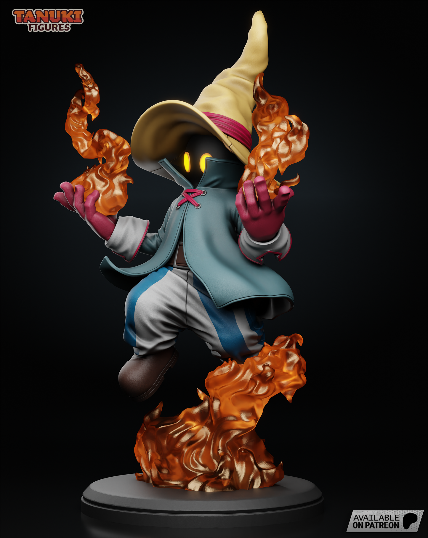 Vivi Garage Kit | Fanmade Model by Tanuki Figures | Final Fantasy IX | 3D Printed - Sephiknot