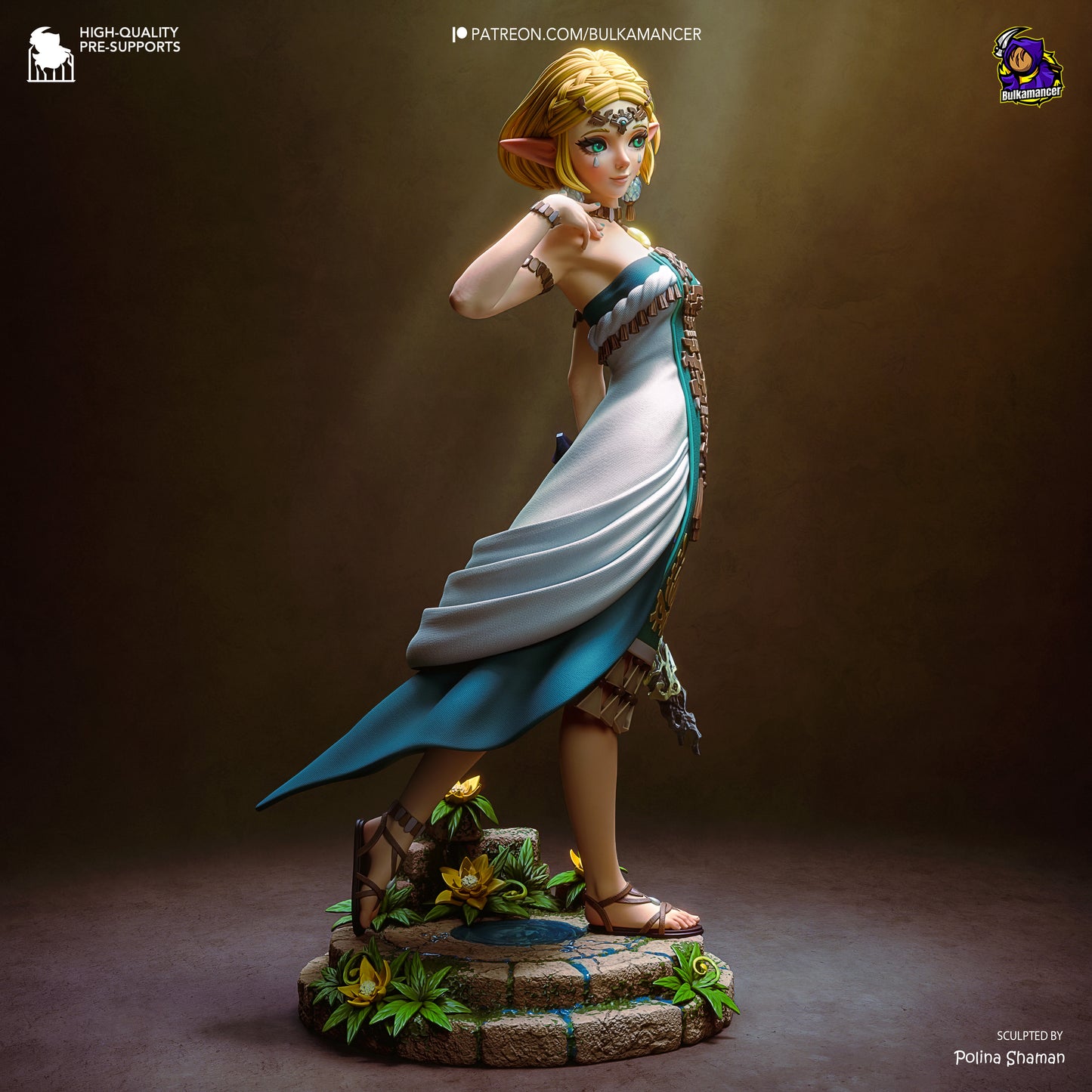 Zelda from Tears of Kingdom by Bulkamancer | High Quality Resin Print | Painted Commissions available! - Sephiknot