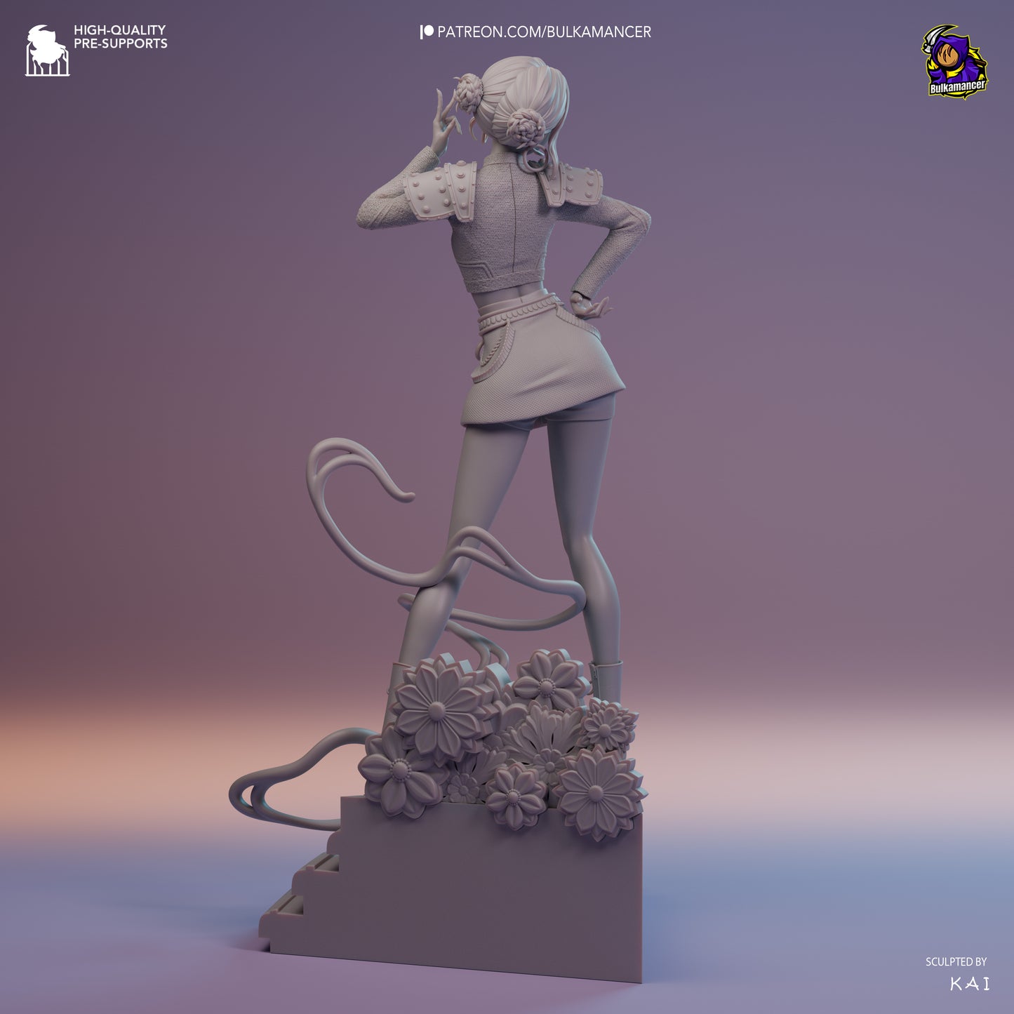 Zoey from K-Pop Demon Hunters Fan-Made Model by Bulkamancer