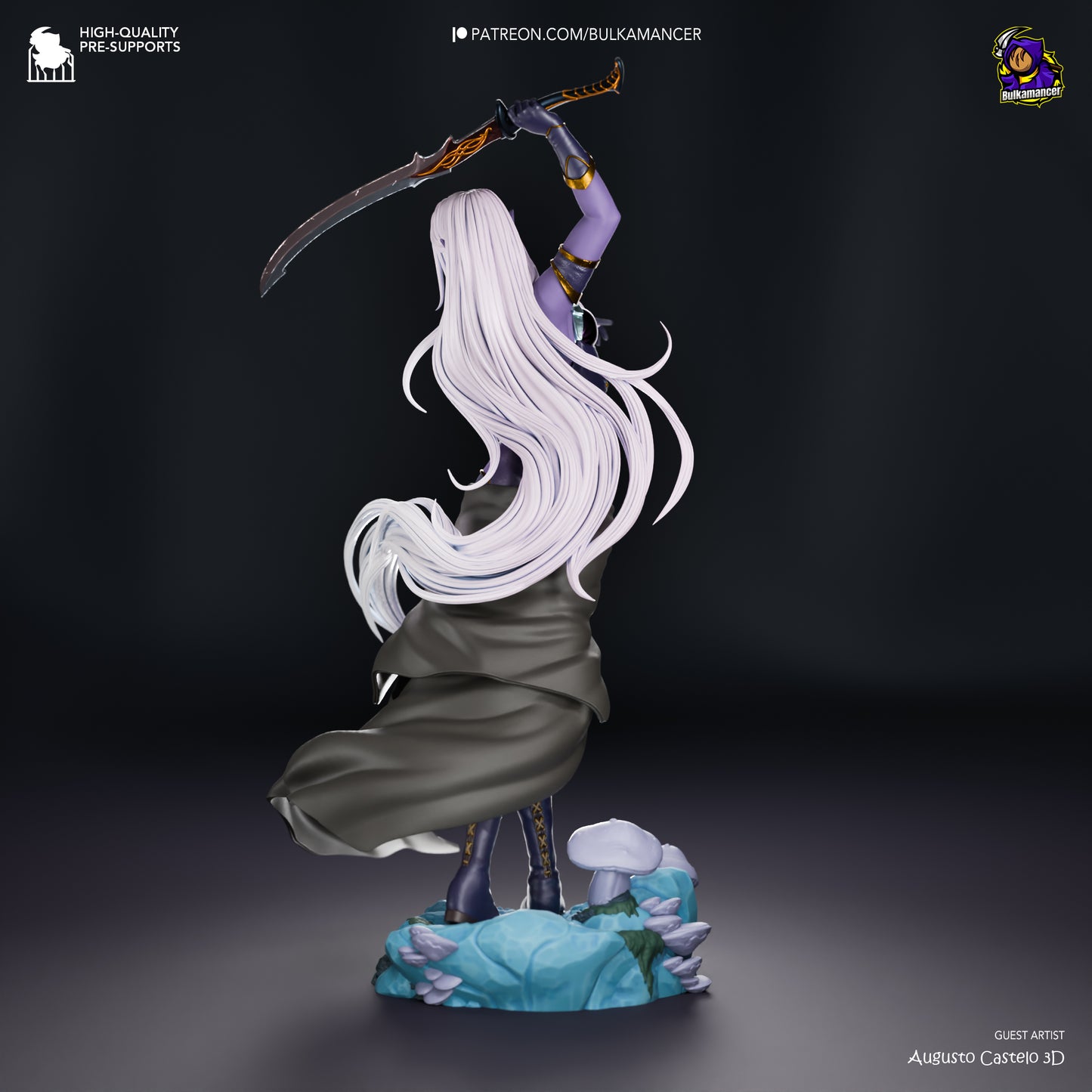 Eilistraee Garage Kit | Fanmade Model by Bulkamancer | 3D Printed - Sephiknot