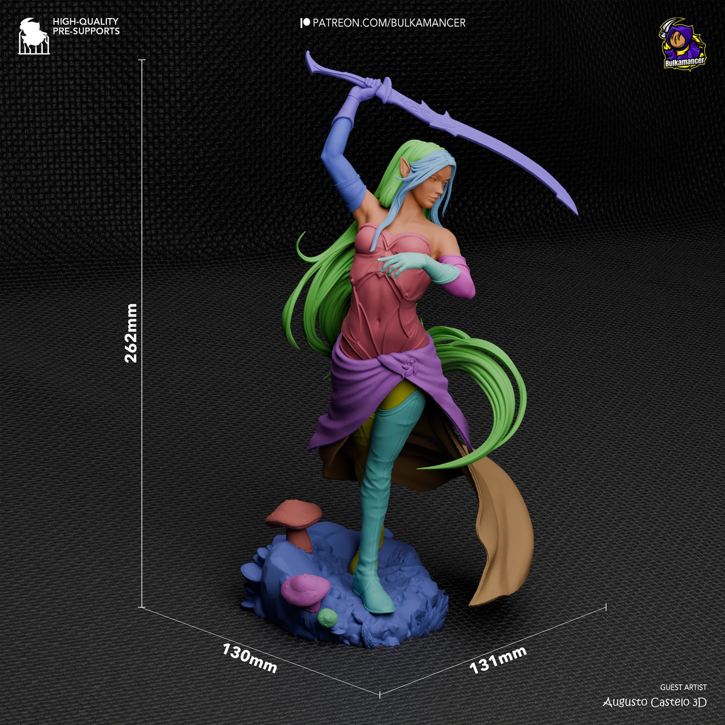 Eilistraee Garage Kit | Fanmade Model by Bulkamancer | 3D Printed - Sephiknot