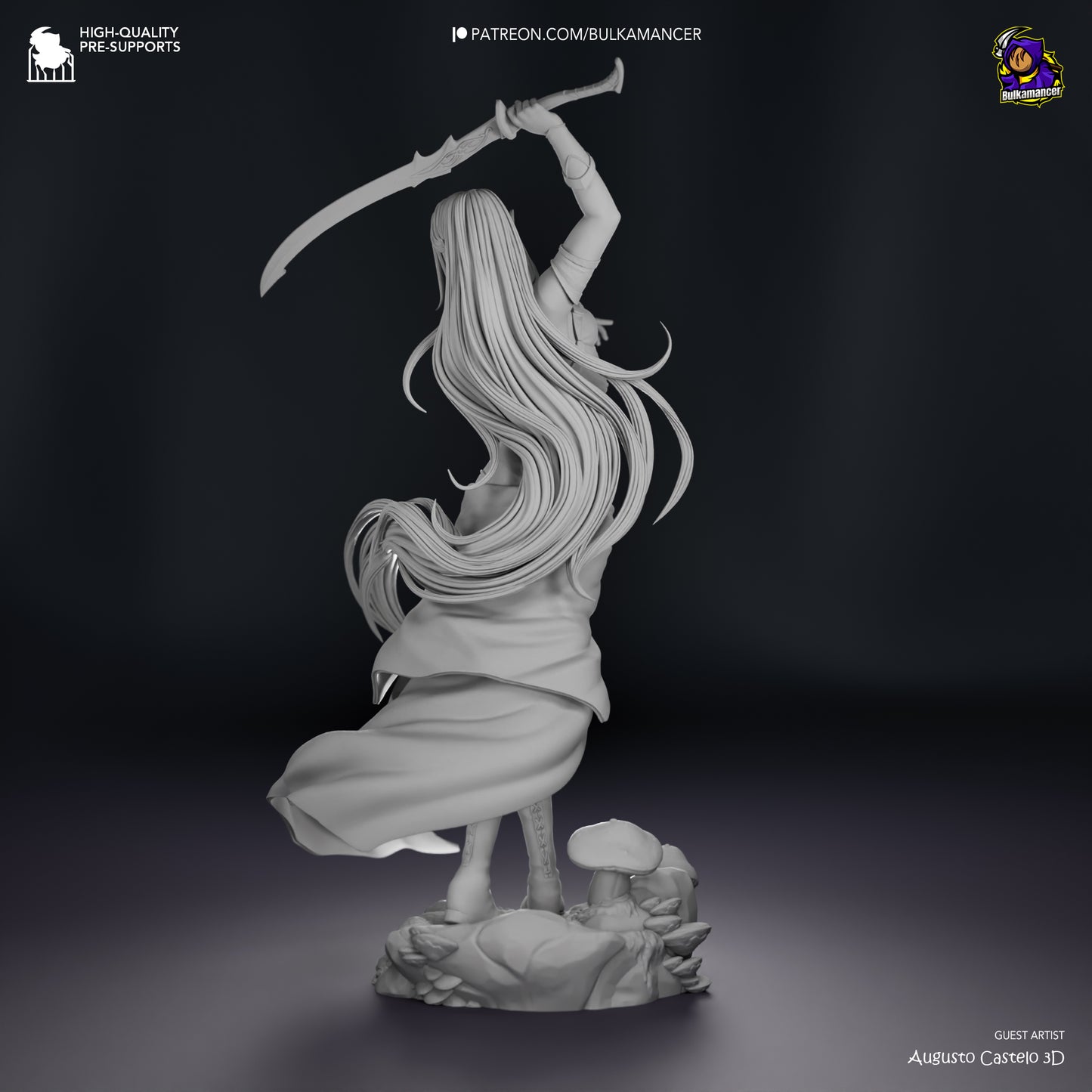 Eilistraee Garage Kit | Fanmade Model by Bulkamancer | 3D Printed - Sephiknot