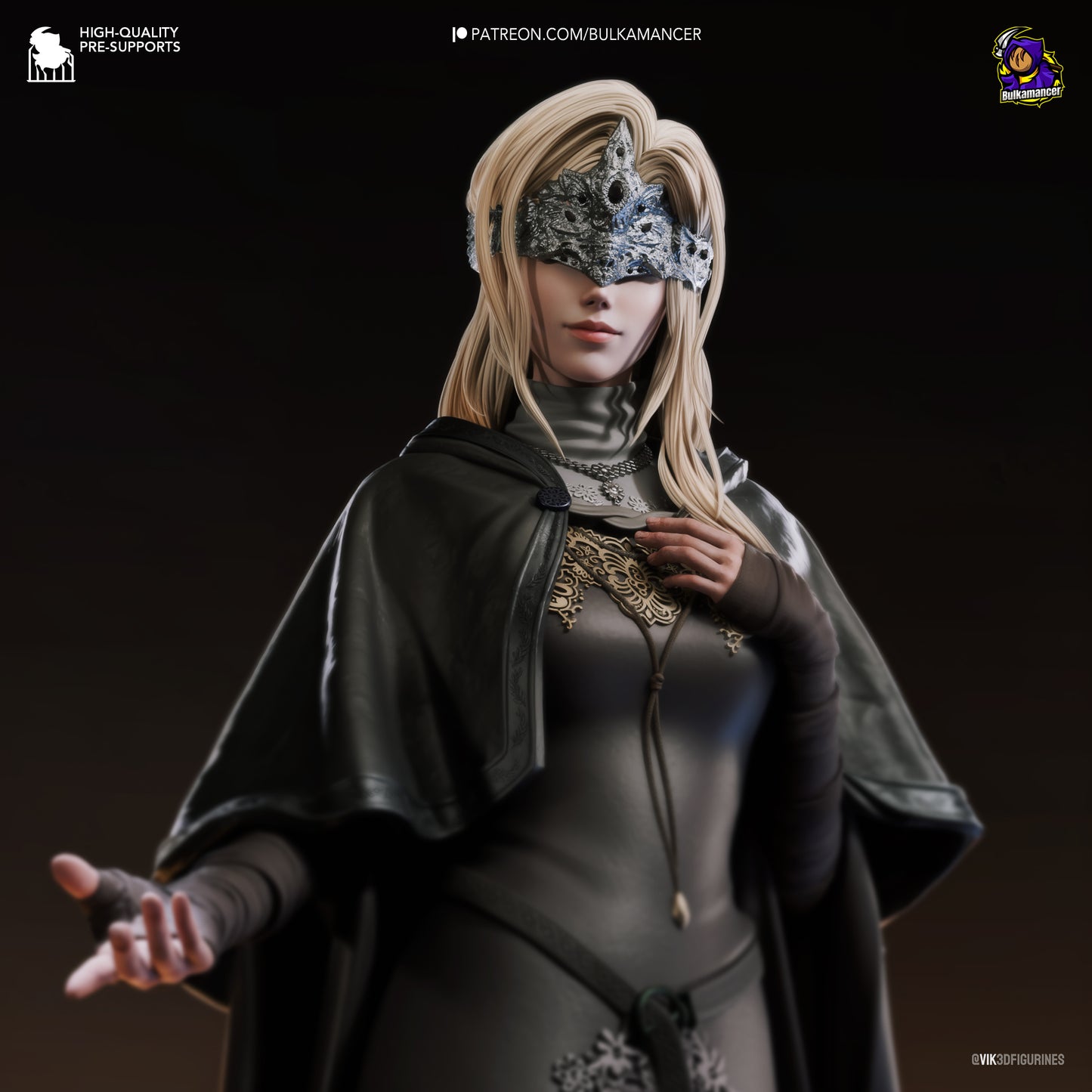 Eyeless Firekeeper Garage Kit | Fanmade Model by Bulkamancer | 3D Printed - Sephiknot