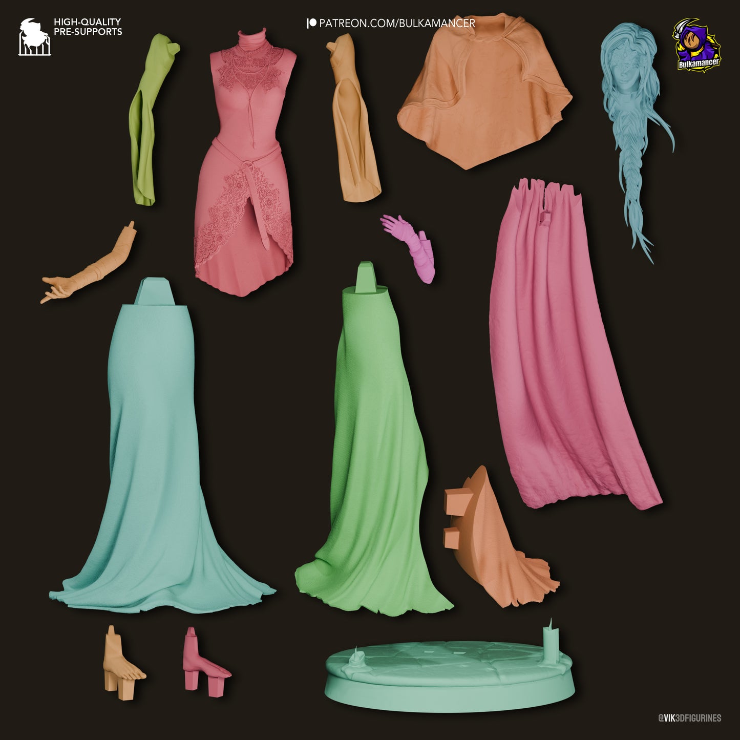 Eyeless Firekeeper Garage Kit | Fanmade Model by Bulkamancer | 3D Printed - Sephiknot