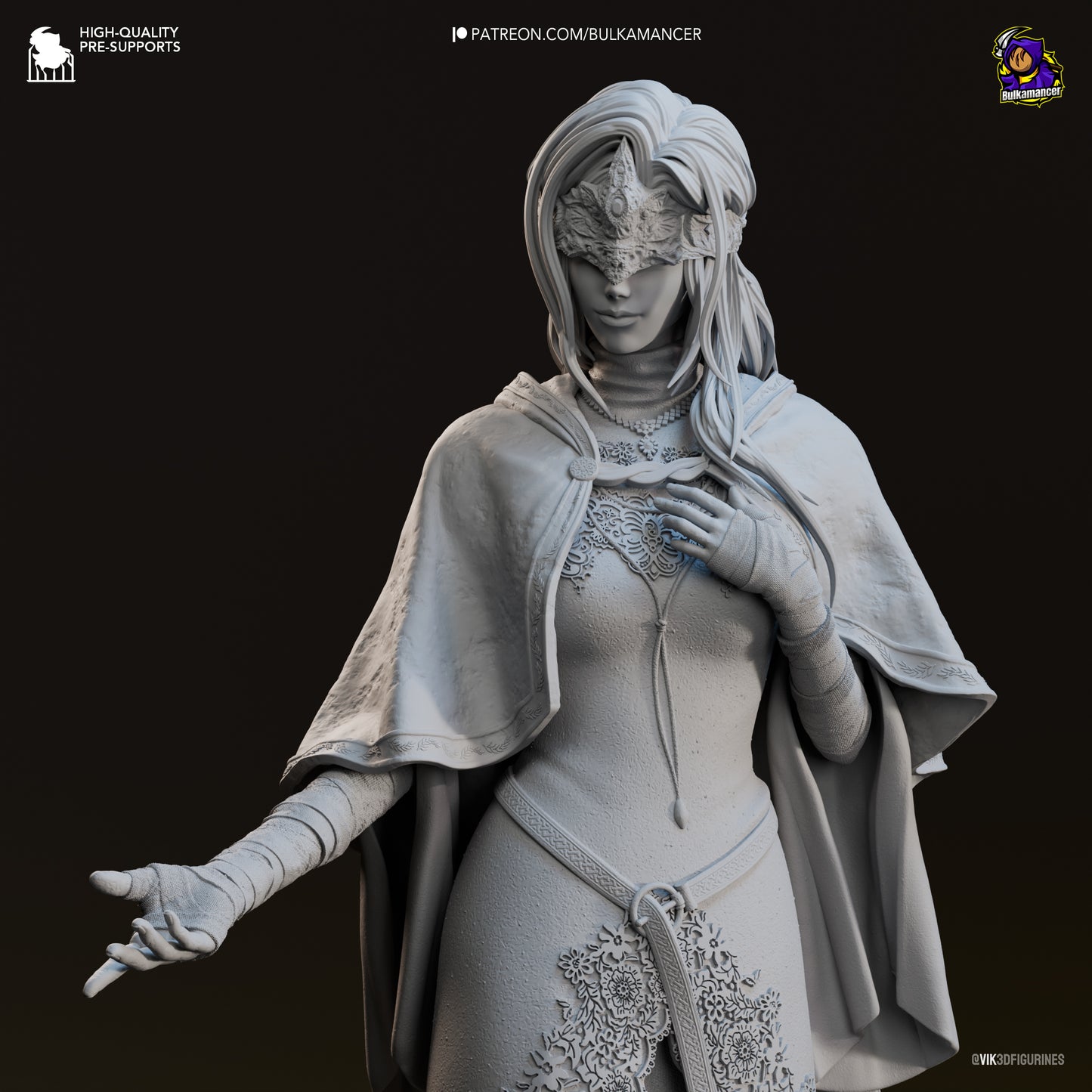 Eyeless Firekeeper Garage Kit | Fanmade Model by Bulkamancer | 3D Printed - Sephiknot