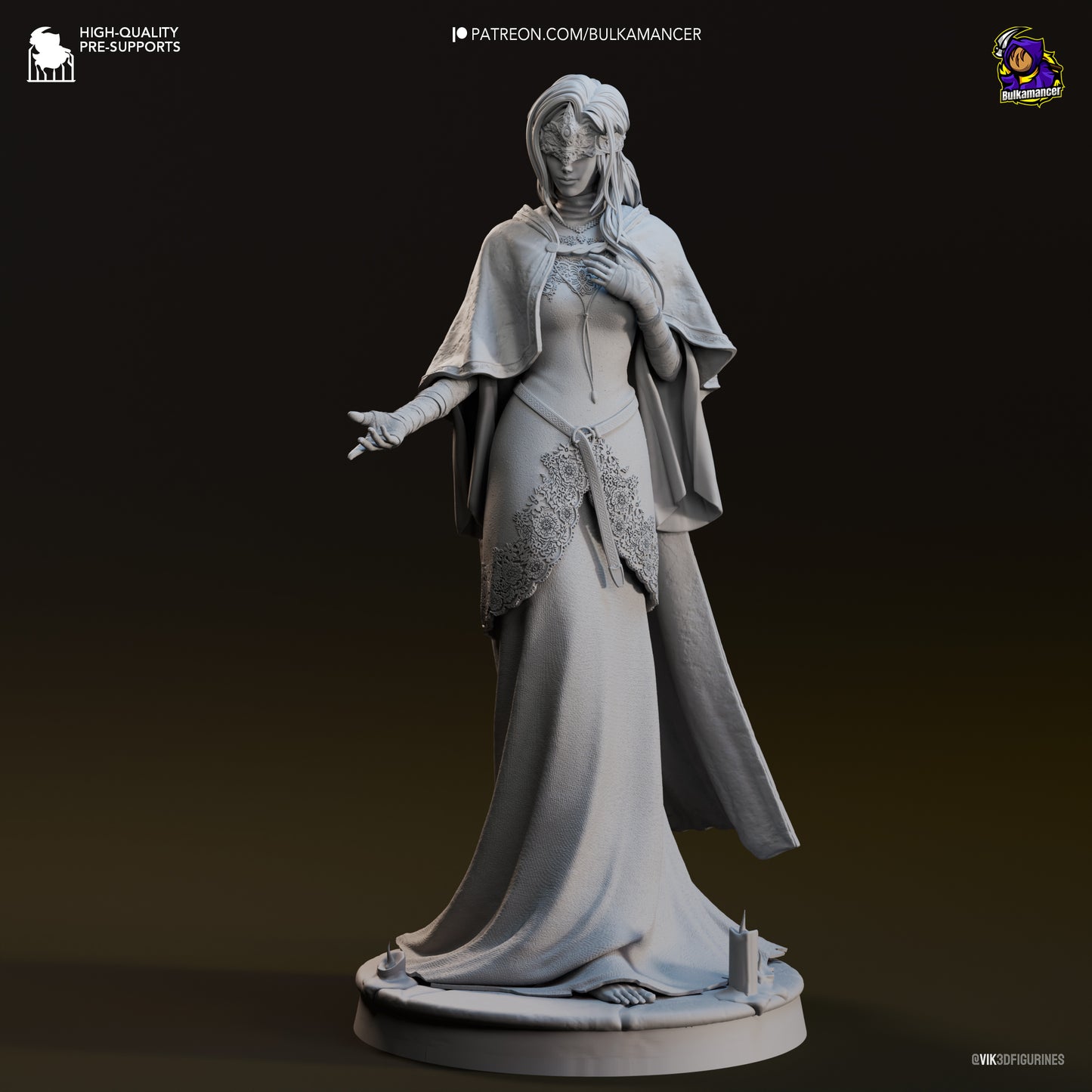 Eyeless Firekeeper Garage Kit | Fanmade Model by Bulkamancer | 3D Printed - Sephiknot