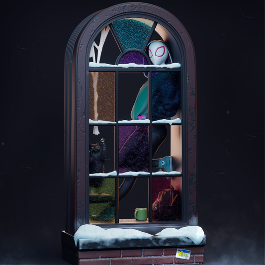 Spider Gwen from Marvel by CA3D | High Quality Resin Print | Painted Commissions available!