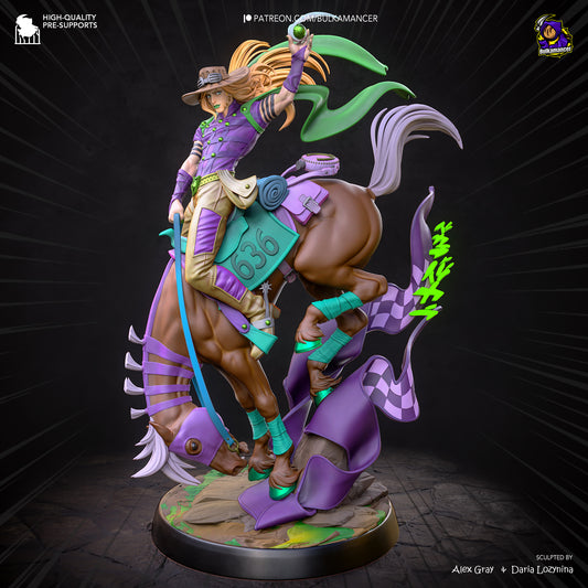 Gyro from JoJo's Bizarre Adventure by Bulkamancer | High Quality Resin Print | Painted Commissions available!