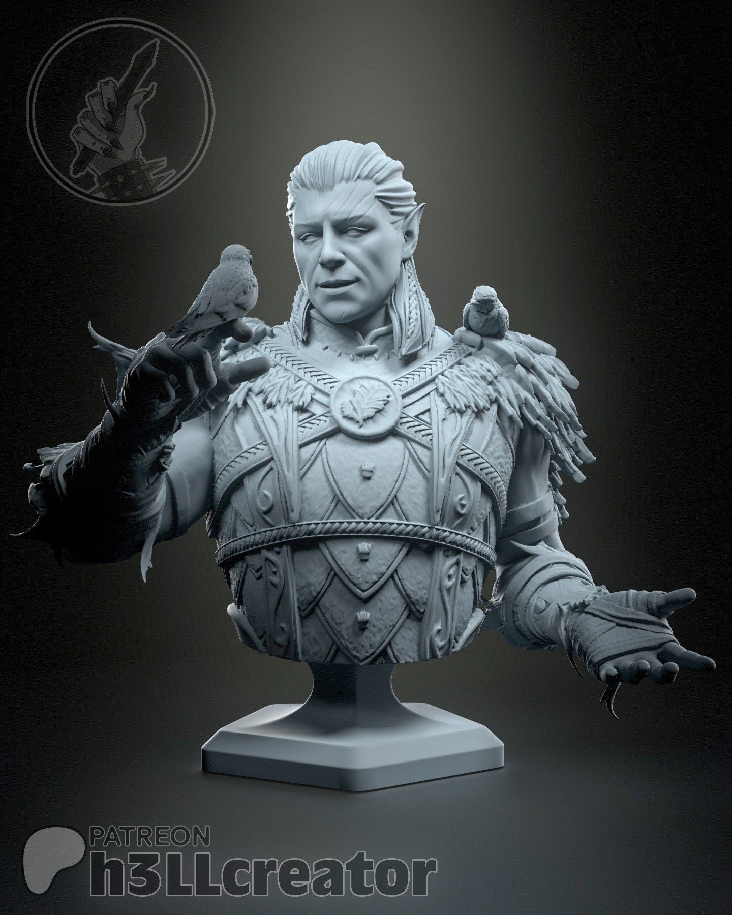 Baldurs Gate 3 Halsin Garage Kit | Fanmade Model | Druid daddy | 3D Printed