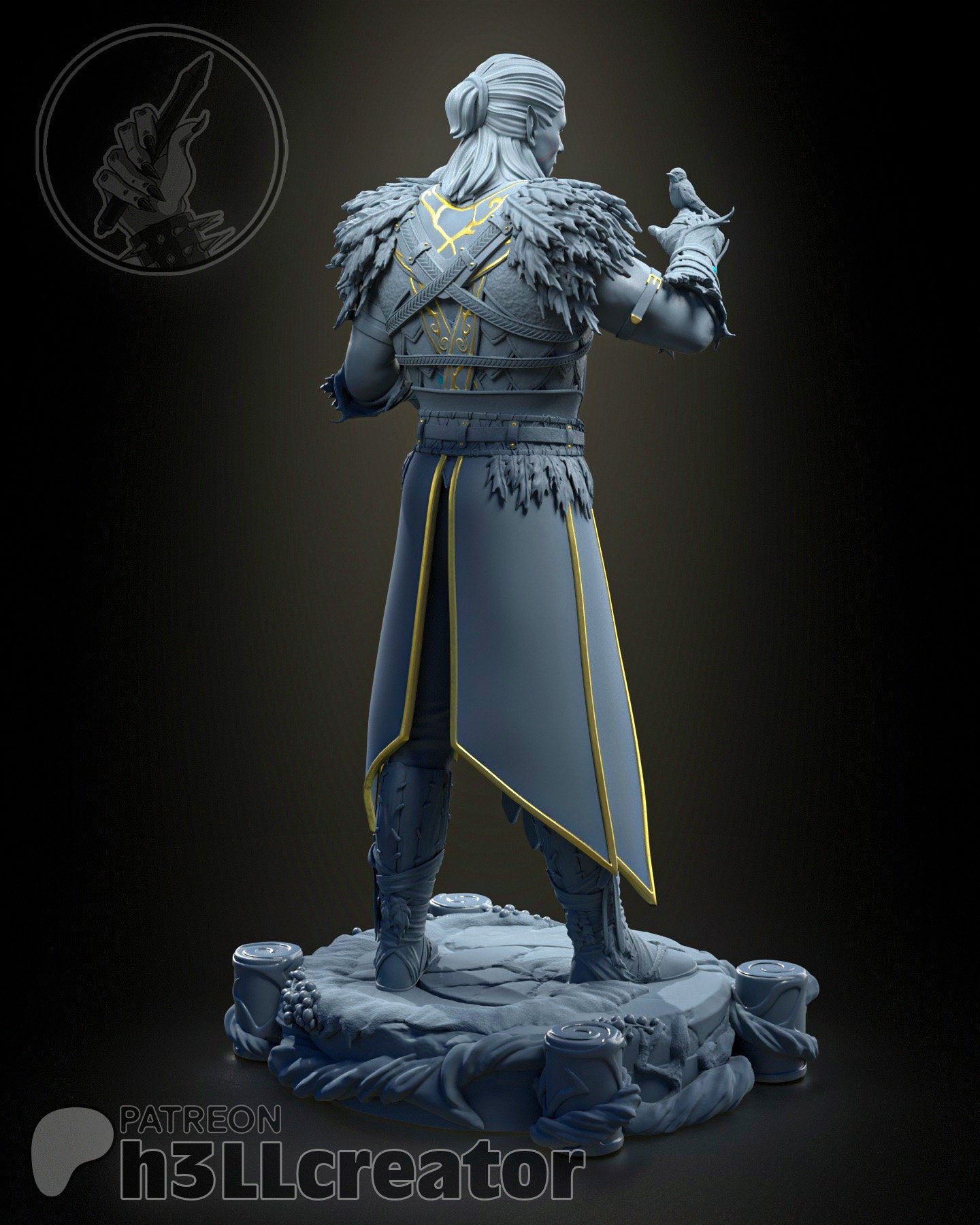 Baldurs Gate 3 Halsin Garage Kit | Fanmade Model | Druid daddy | 3D Printed