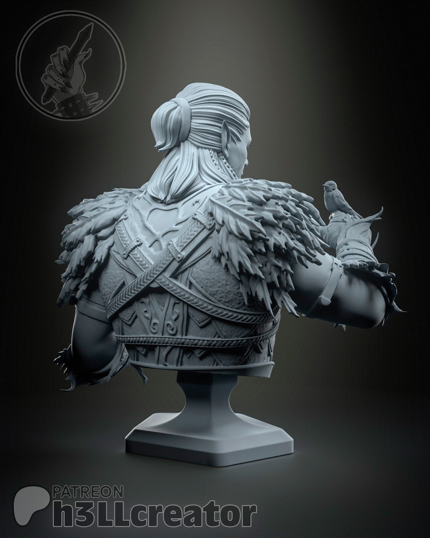 Baldurs Gate 3 Halsin Garage Kit | Fanmade Model | Druid daddy | 3D Printed