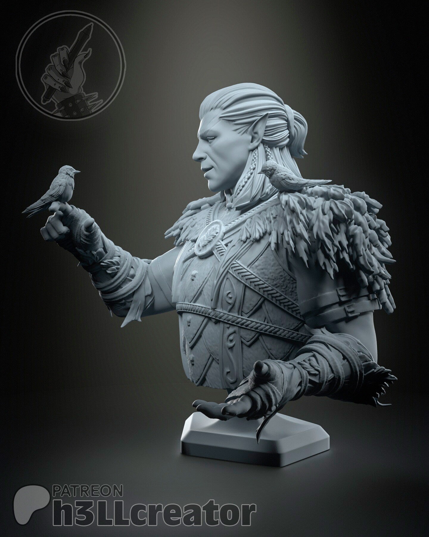 Baldurs Gate 3 Halsin Garage Kit | Fanmade Model | Druid daddy | 3D Printed