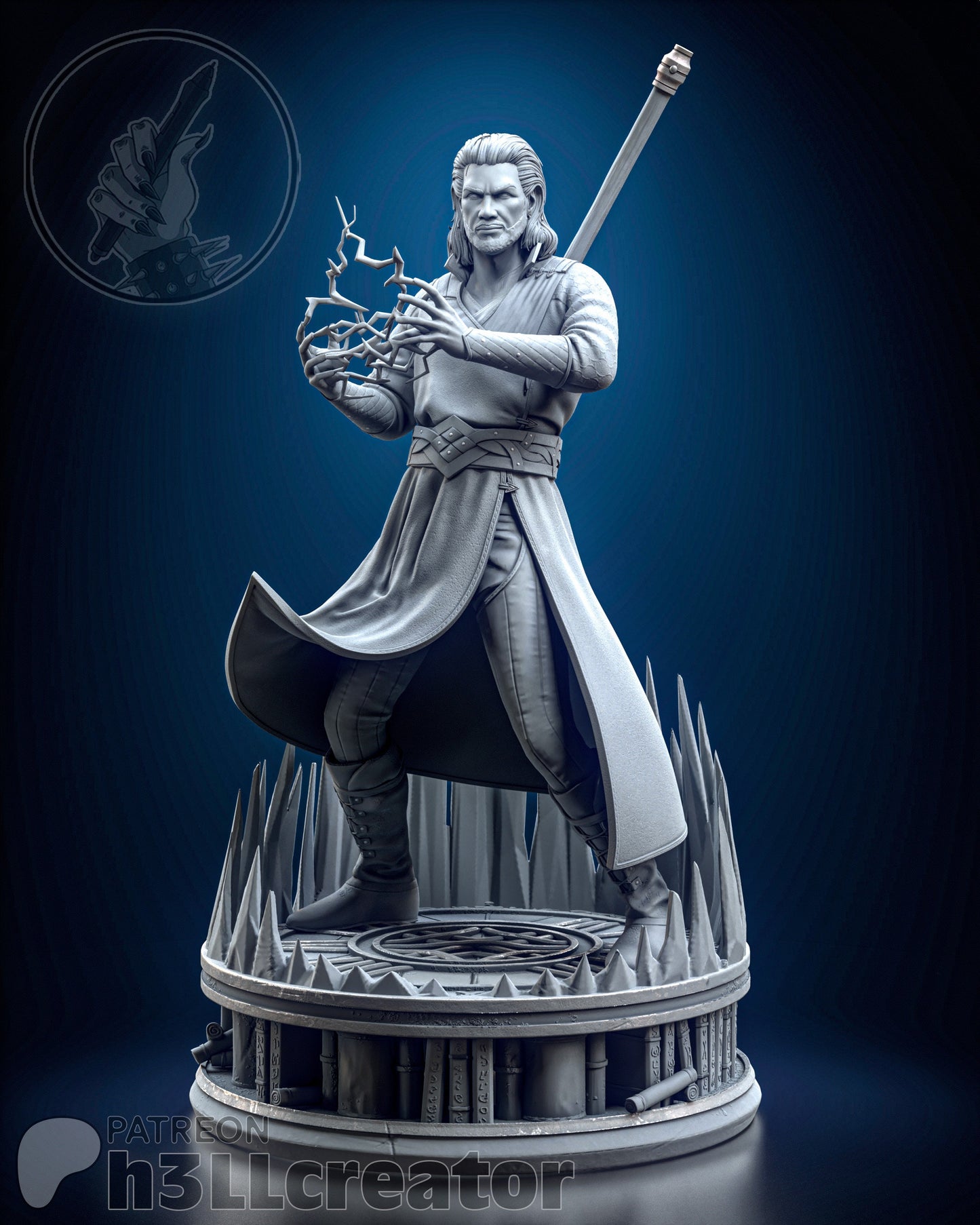 Baldurs Gate 3 Gale Garage Kit | Fanmade Model | Wizard of Waterdeep | 3D Printed