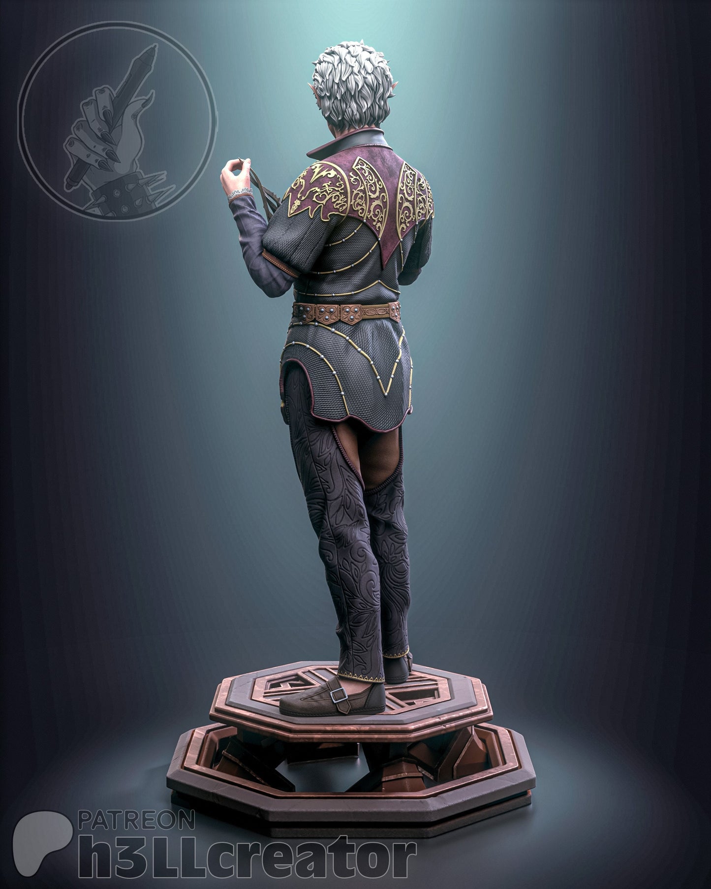Baldurs Gate 3 Astarion Garage Kit | Fanmade Model made by h3llCreator & Bulkamancer | The Vampire Husbando | 3D Printed