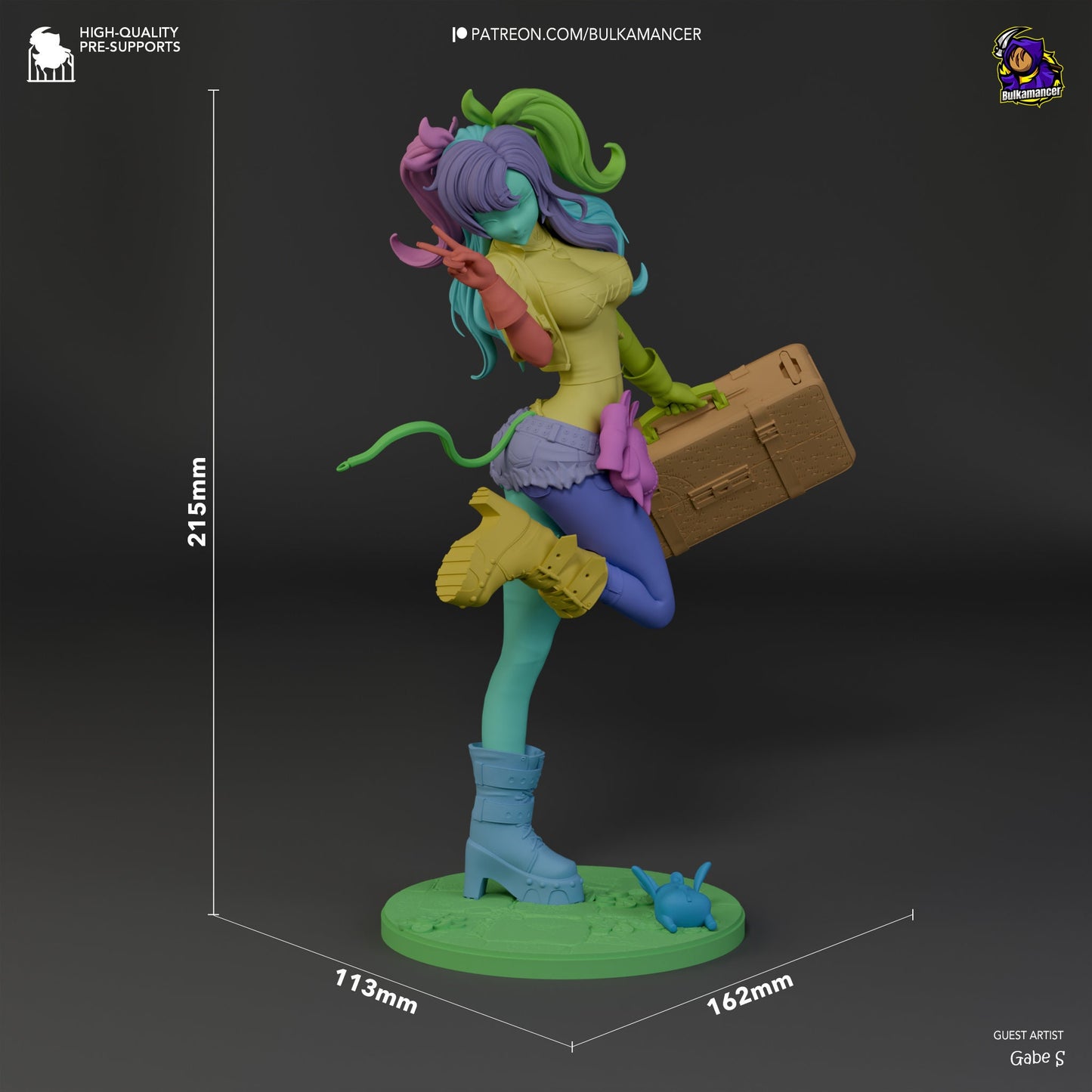 Zenless Zone Zero Nicole Garage Kit | Fanmade Model by Bulkamancer| ZZZ | 3D Printed