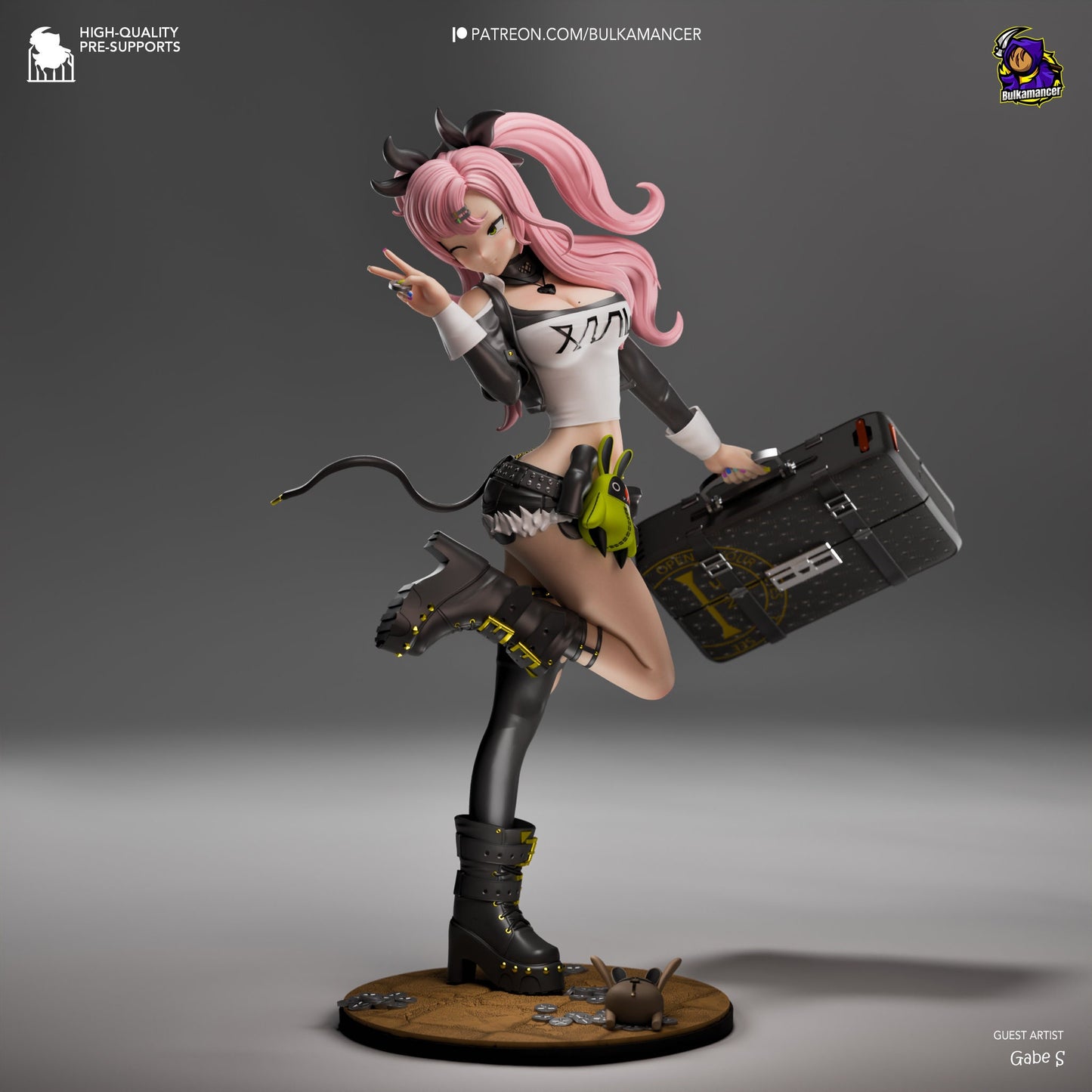 Zenless Zone Zero Nicole Garage Kit | Fanmade Model by Bulkamancer| ZZZ | 3D Printed
