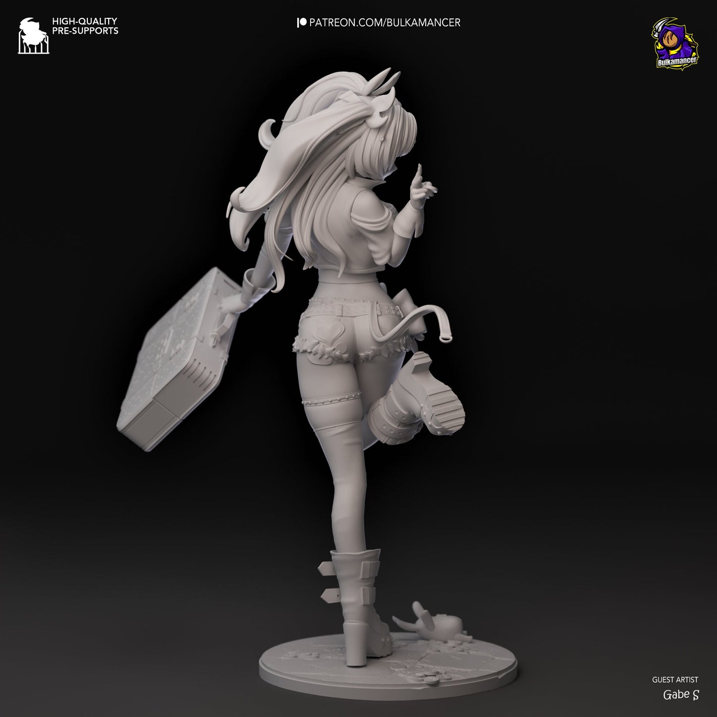 Zenless Zone Zero Nicole Garage Kit | Fanmade Model by Bulkamancer| ZZZ | 3D Printed