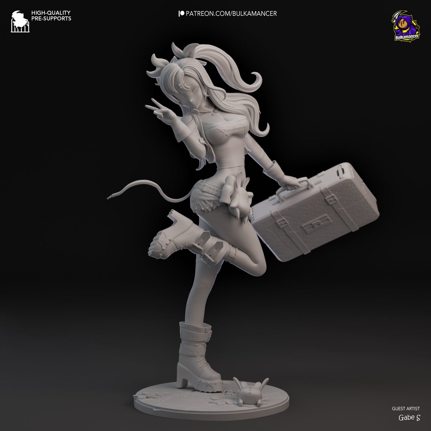 Zenless Zone Zero Nicole Garage Kit | Fanmade Model by Bulkamancer| ZZZ | 3D Printed
