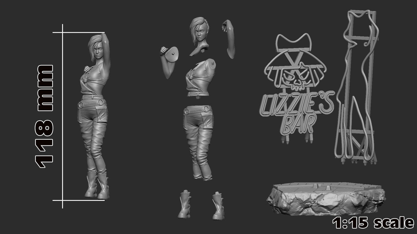 Cyberpunk Judy Garage Kit | Fanmade Model by h3llCreator | The doll | 3D Printed