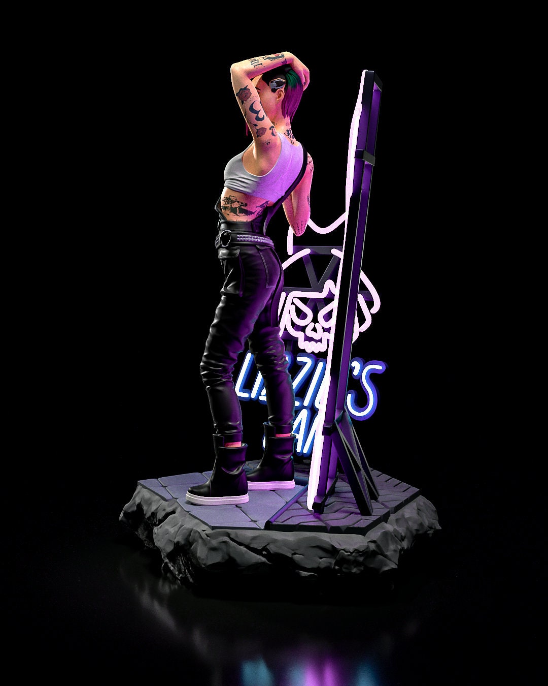 Cyberpunk Judy Garage Kit | Fanmade Model by h3llCreator | The doll | 3D Printed