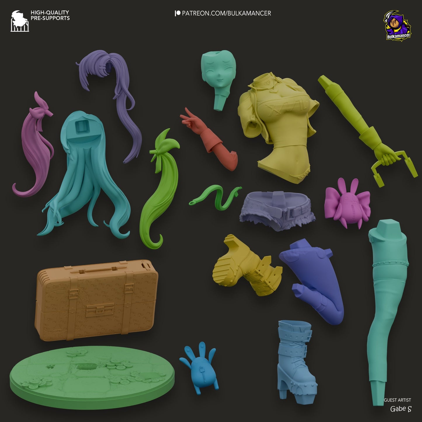 Zenless Zone Zero Nicole Garage Kit | Fanmade Model by Bulkamancer| ZZZ | 3D Printed
