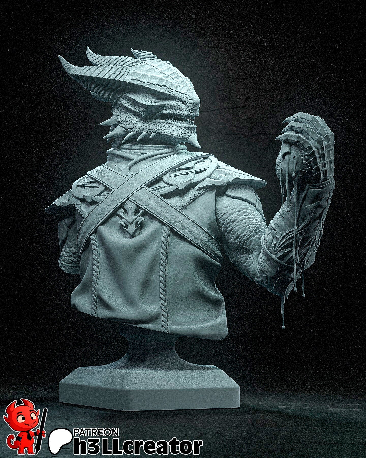 Baldur's Gate 3 Durge Garage Kit | Fanmade Model by h3llCreator | The Dark Urge | 3D Printed
