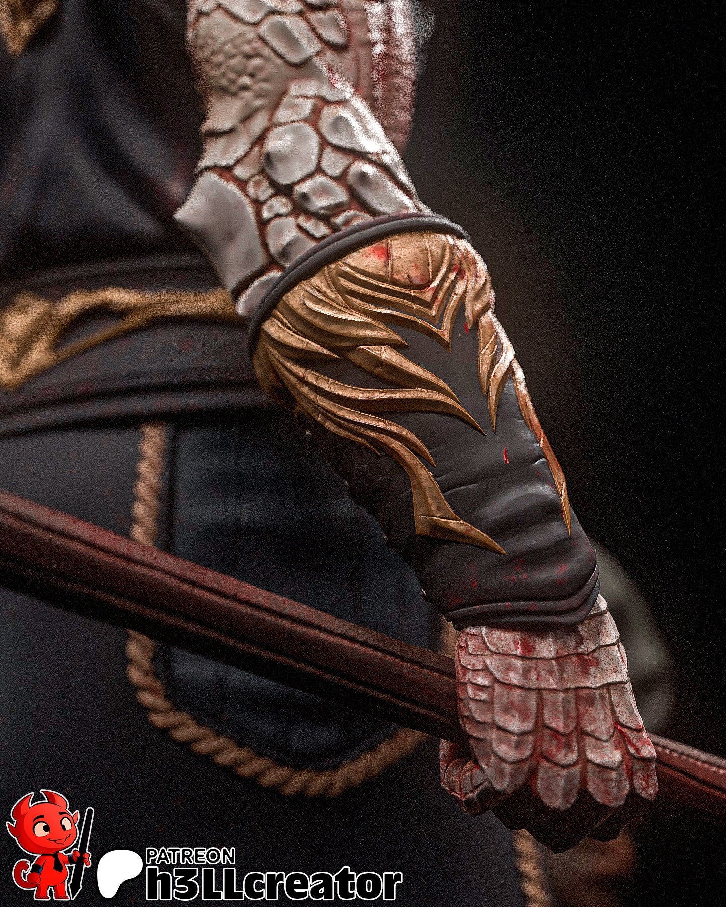 Baldur's Gate 3 Durge Garage Kit | Fanmade Model by h3llCreator | The Dark Urge | 3D Printed