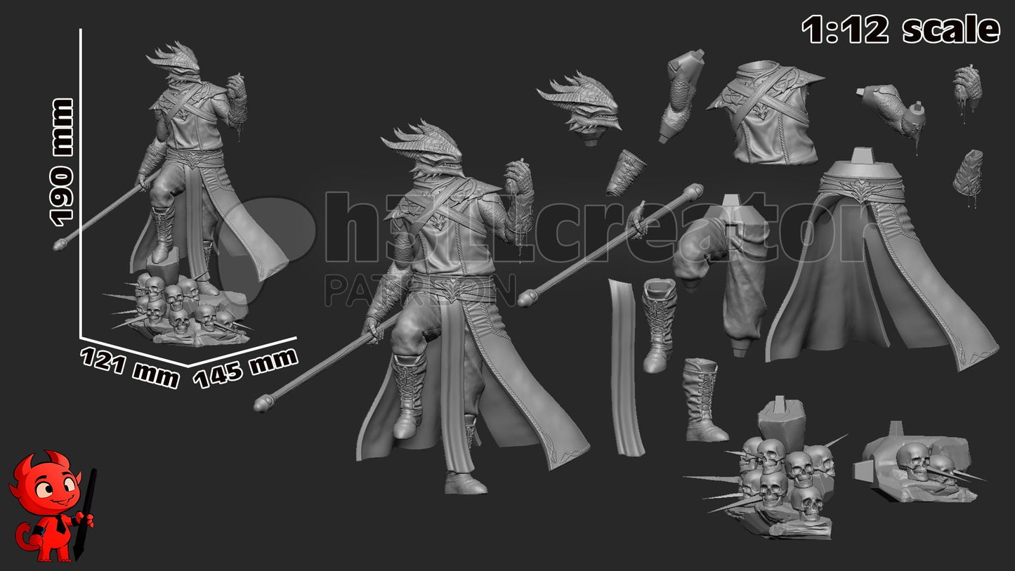 Baldur's Gate 3 Durge Garage Kit | Fanmade Model by h3llCreator | The Dark Urge | 3D Printed