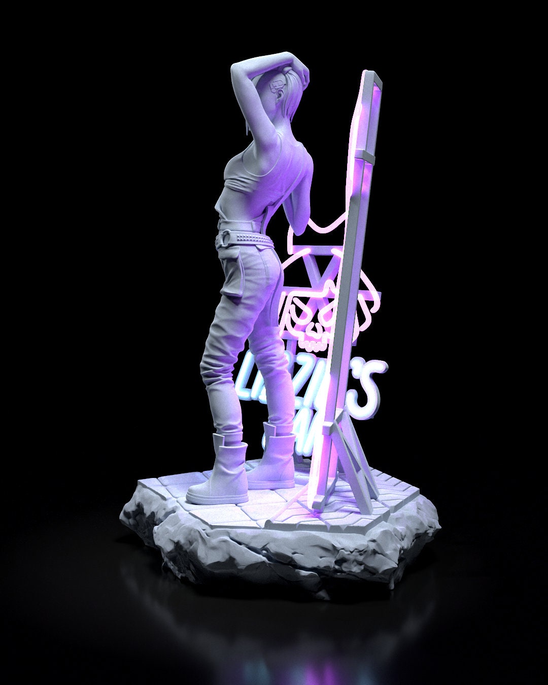 Cyberpunk Judy Garage Kit | Fanmade Model by h3llCreator | The doll | 3D Printed