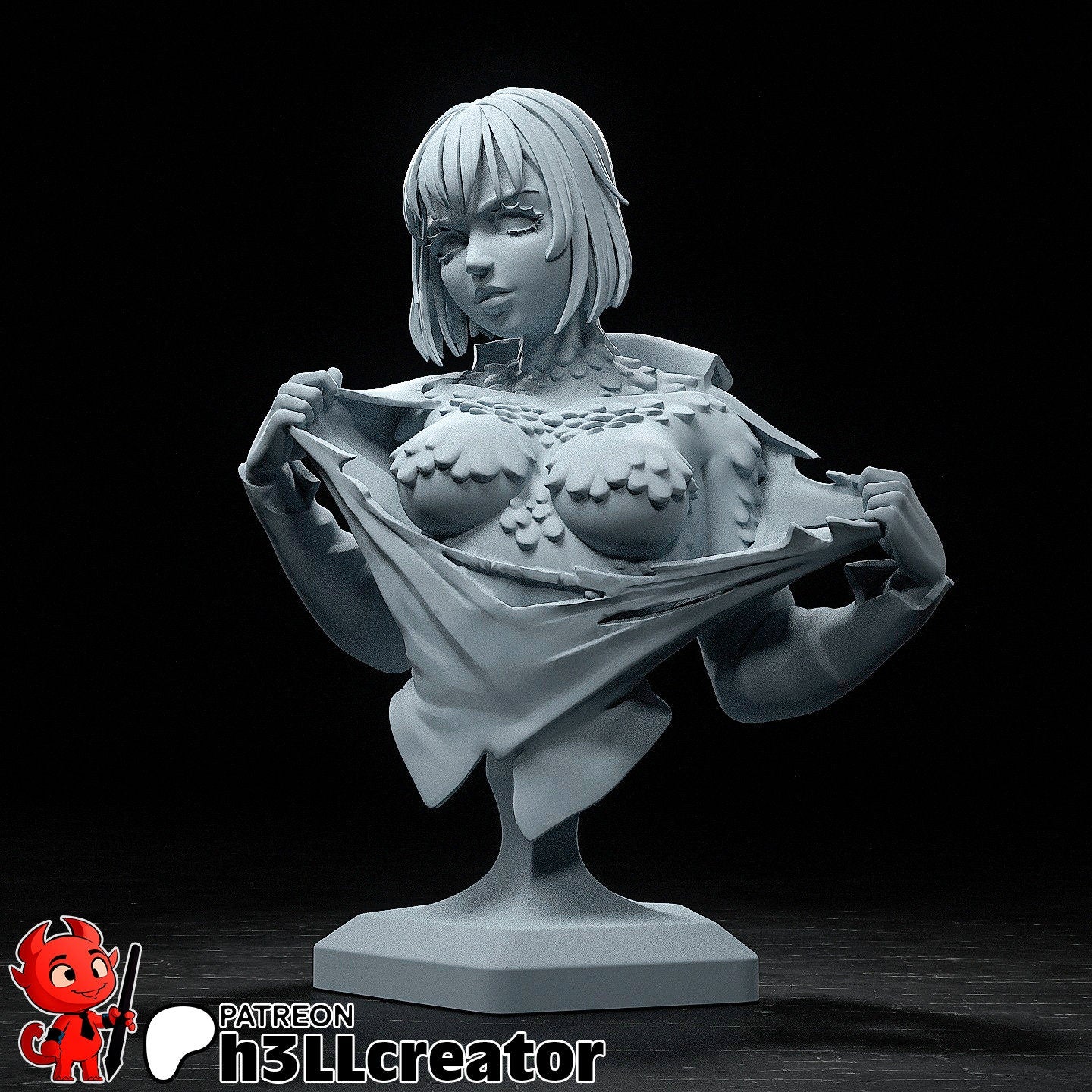 Delicious in Dungeon Falin Garage Kit | Fanmade Model by h3llCreator | Chicken Dragon | 3D Printed