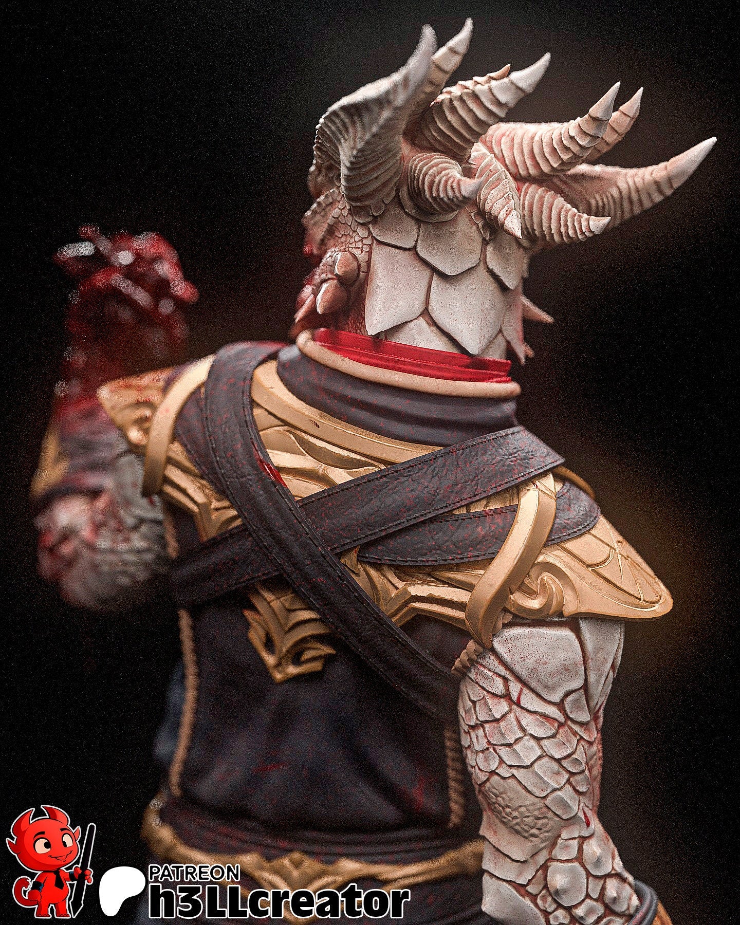 Baldur's Gate 3 Durge Garage Kit | Fanmade Model by h3llCreator | The Dark Urge | 3D Printed