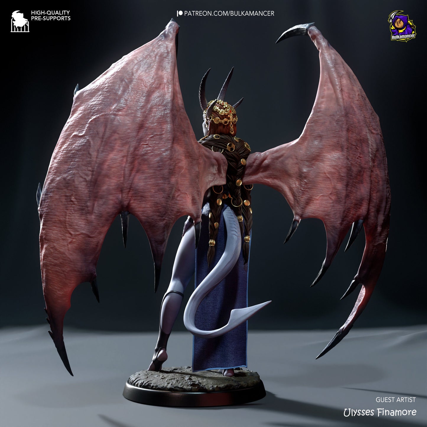 Baldur's Gate 3 Mizora Garage Kit | Fanmade Model by Bulkamancer| The Fiend Patron | 3D Printed