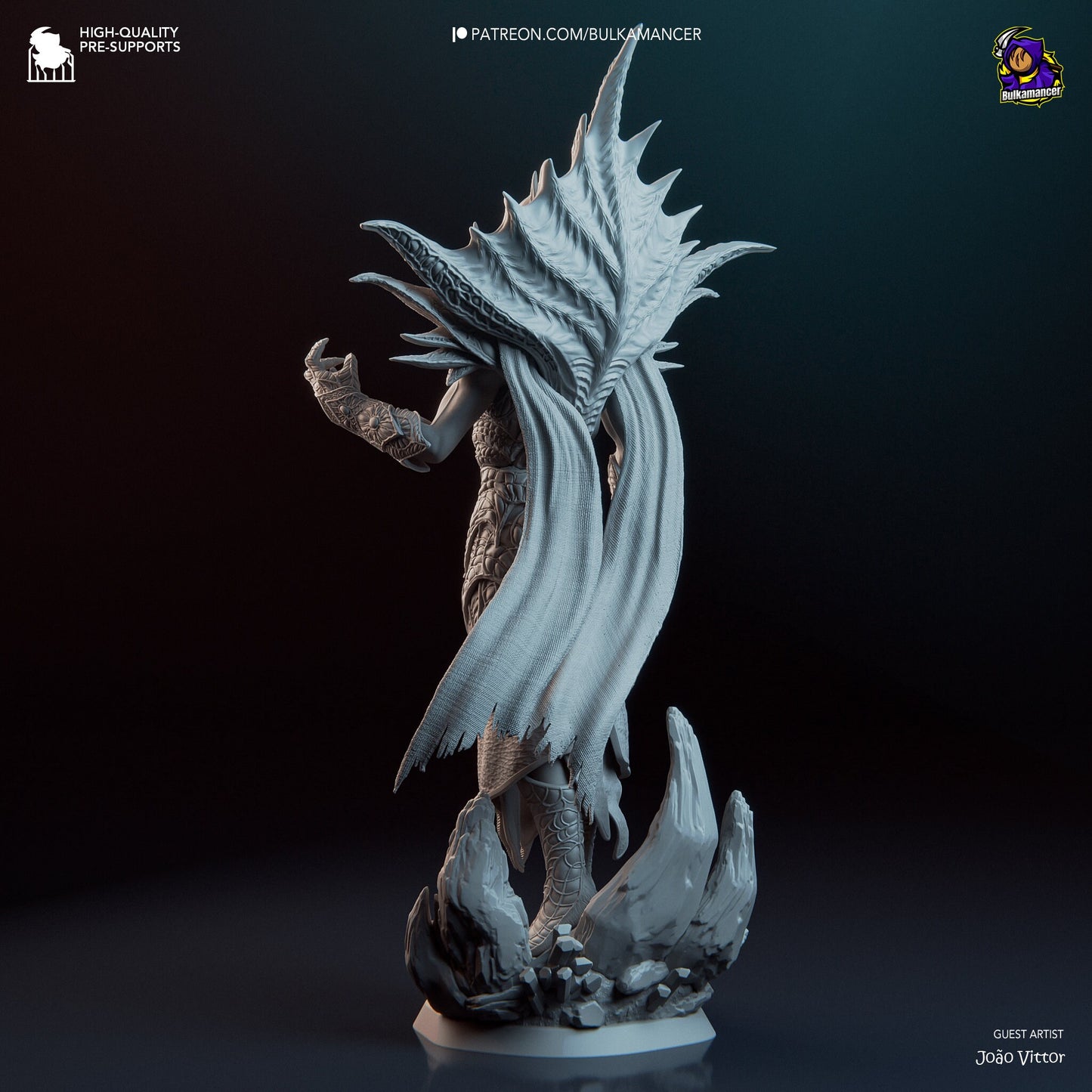 Baldur's Gate 3 The Emperor Garage Kit | Fanmade Model by Bulkamancer| Your Dream Guardian | 3D Printed