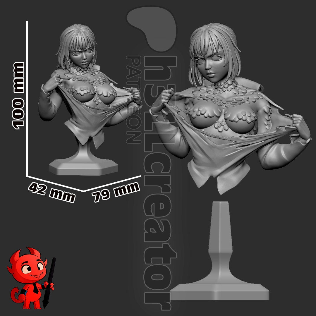 Delicious in Dungeon Falin Garage Kit | Fanmade Model by h3llCreator | Chicken Dragon | 3D Printed