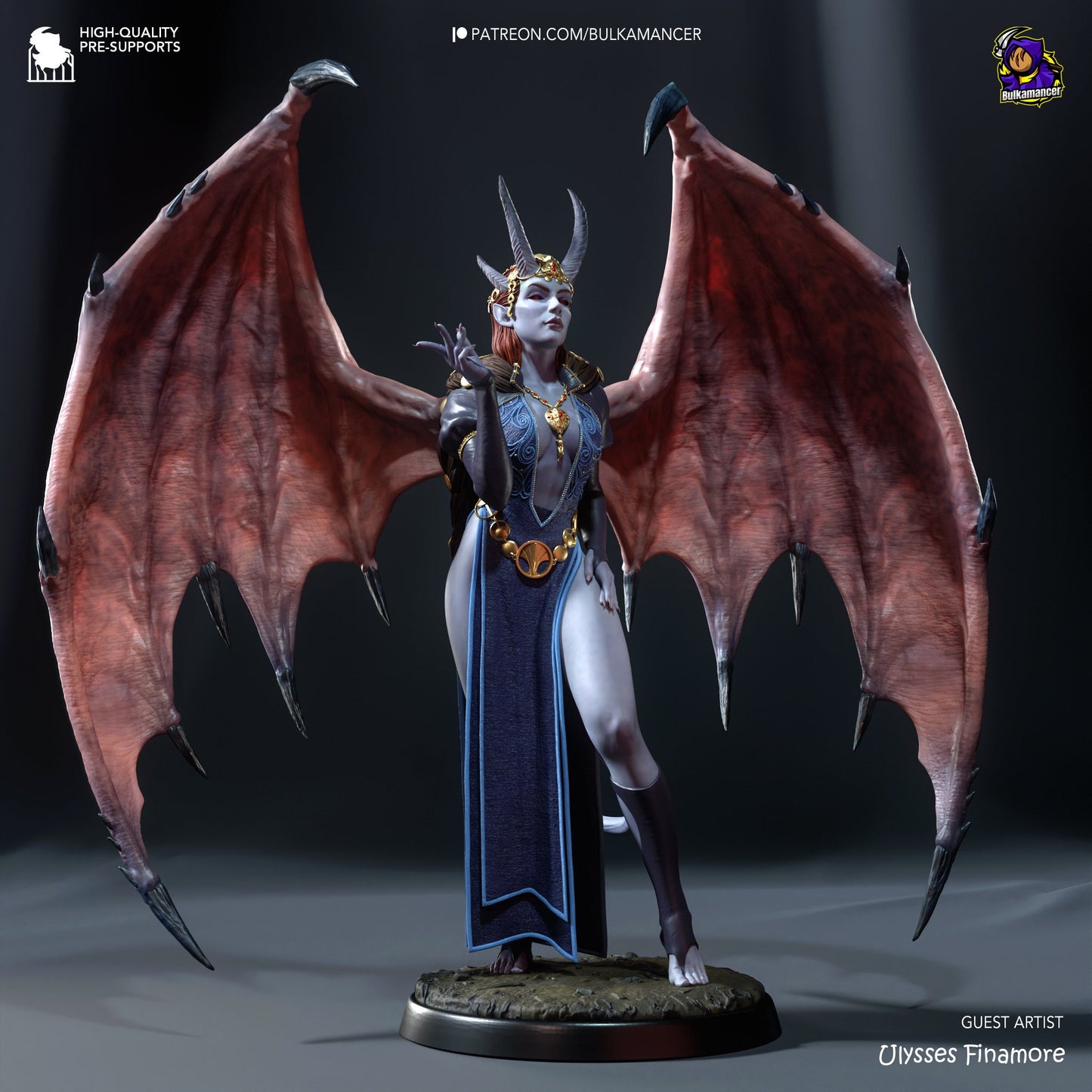 Baldur's Gate 3 Mizora Garage Kit | Fanmade Model by Bulkamancer| The Fiend Patron | 3D Printed