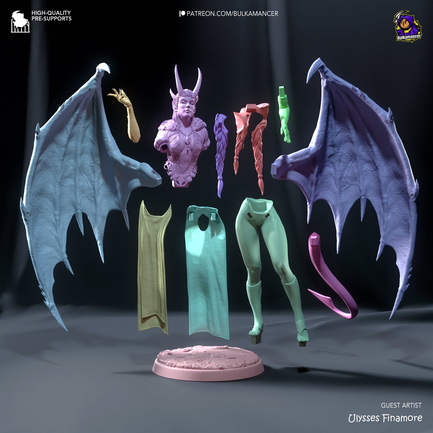 Baldur's Gate 3 Mizora Garage Kit | Fanmade Model by Bulkamancer| The Fiend Patron | 3D Printed