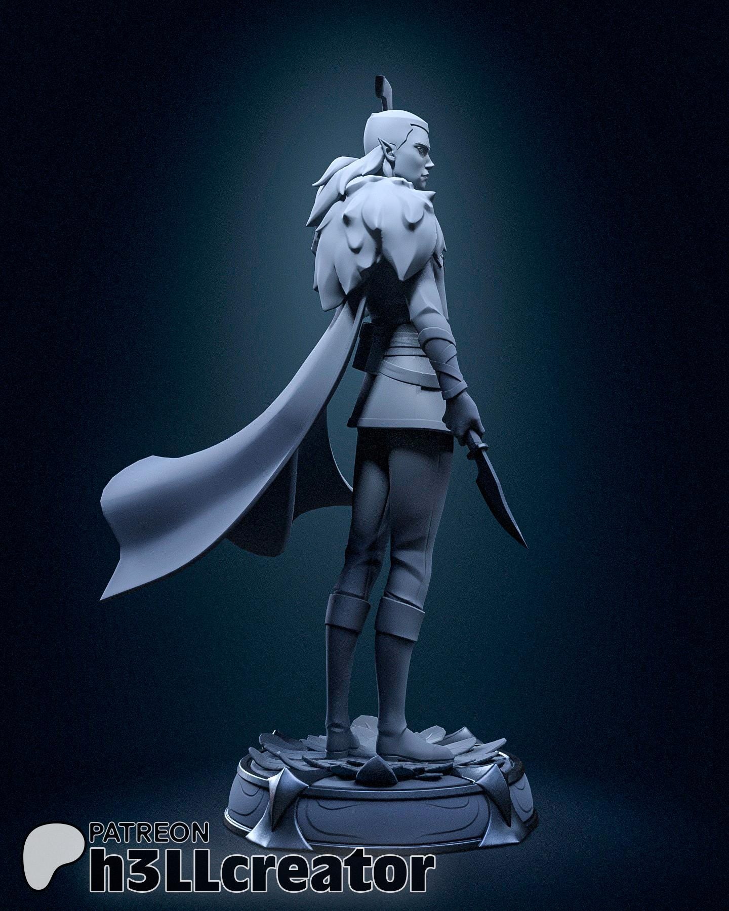 Rogue Garage Kit | Fanmade Model | Champion of the Raven Queen | 3D Printed