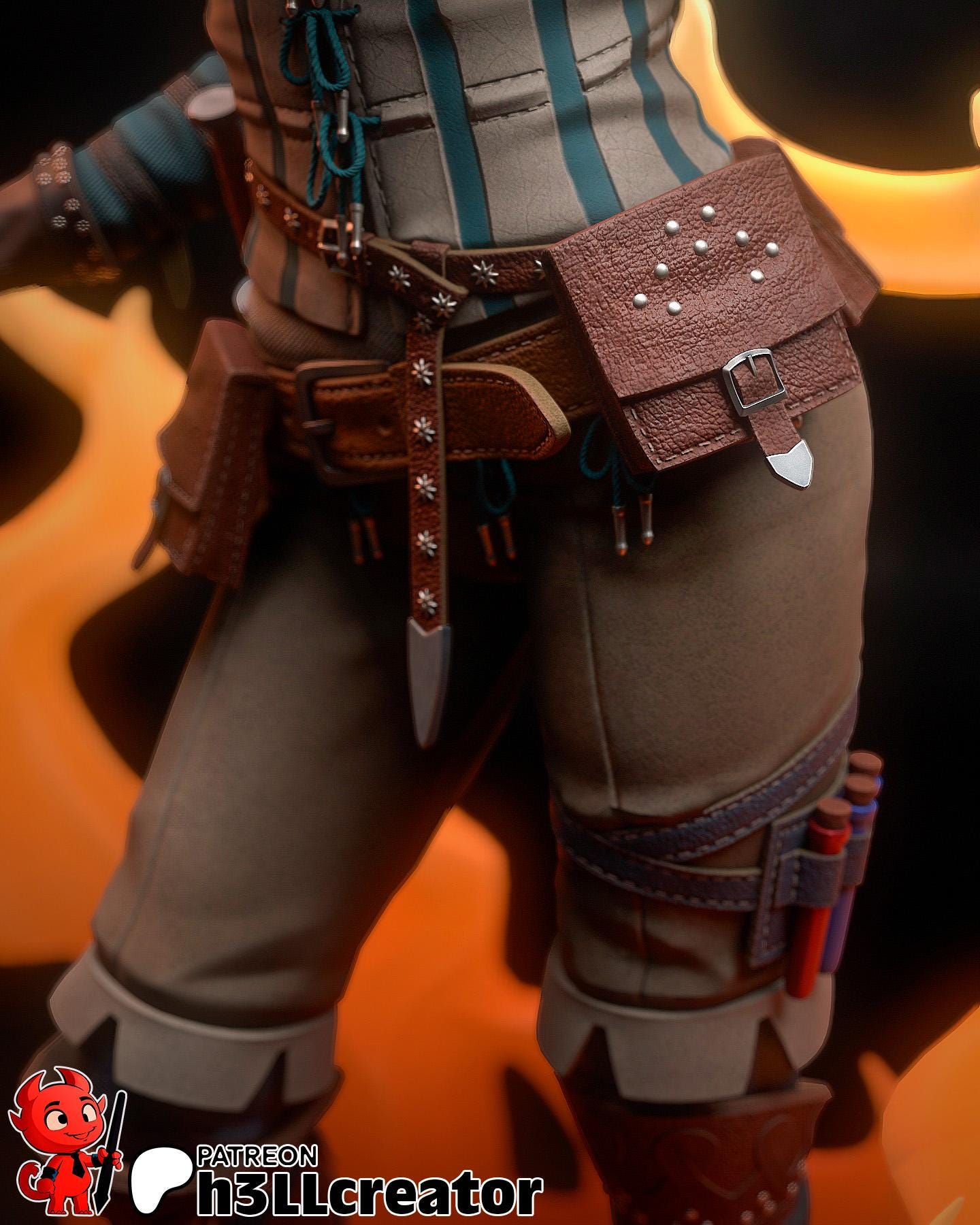 Witcher 2 Triss Garage Kit | Fanmade Model | The Red Sorceress | 3D Printed
