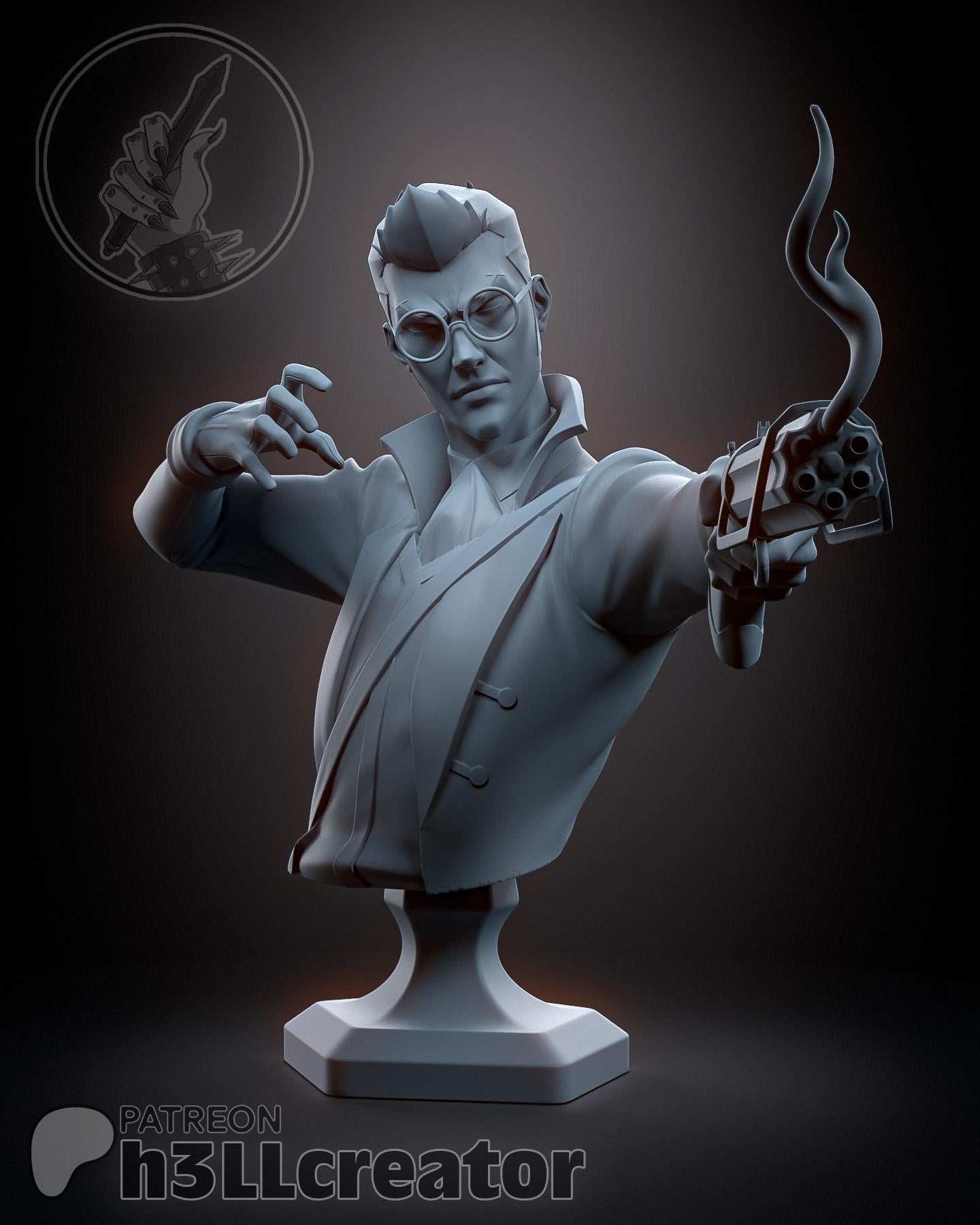 Artificer Garage Kit | Fanmade Model | The Gunsman | 3D Printed