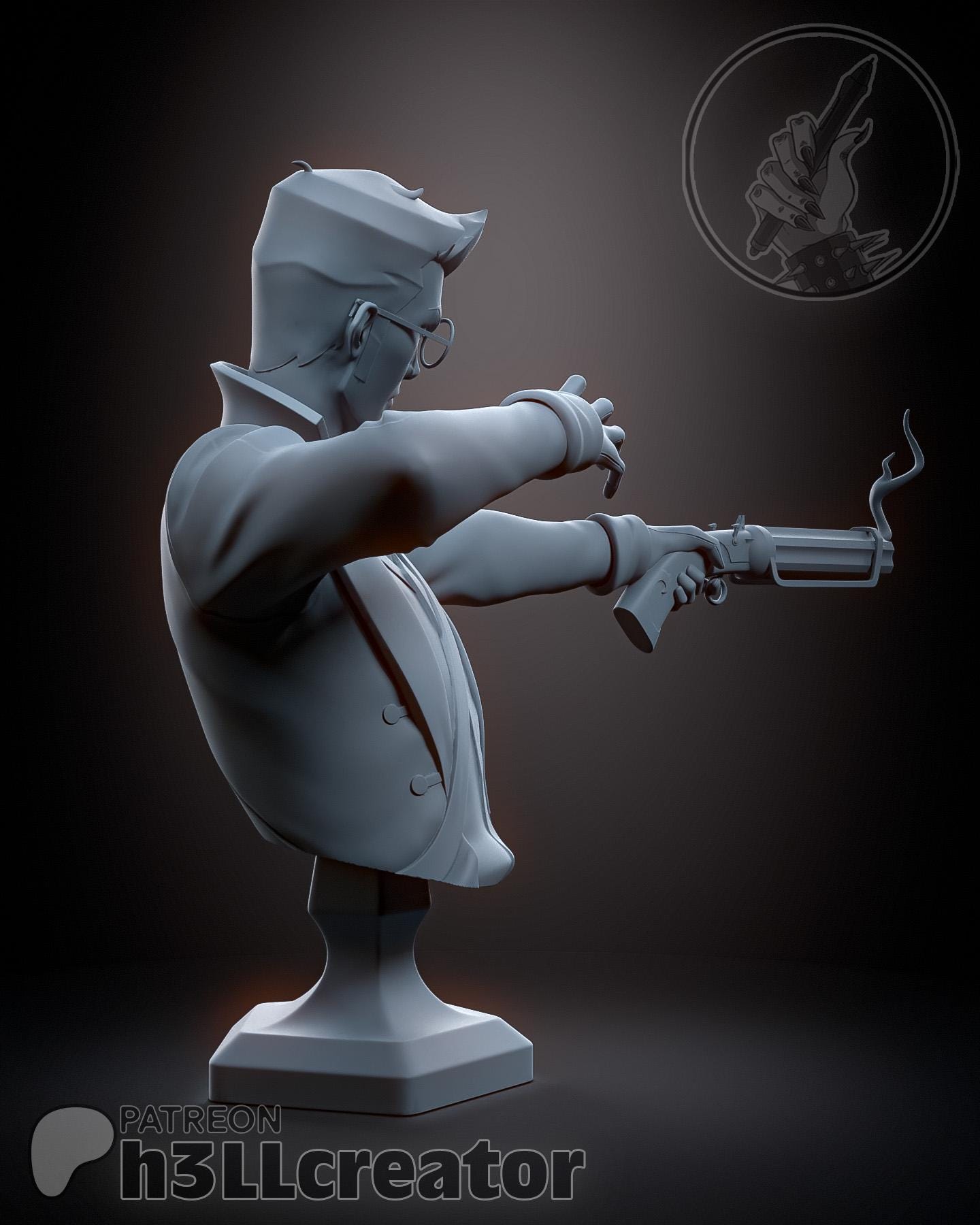 Artificer Garage Kit | Fanmade Model | The Gunsman | 3D Printed