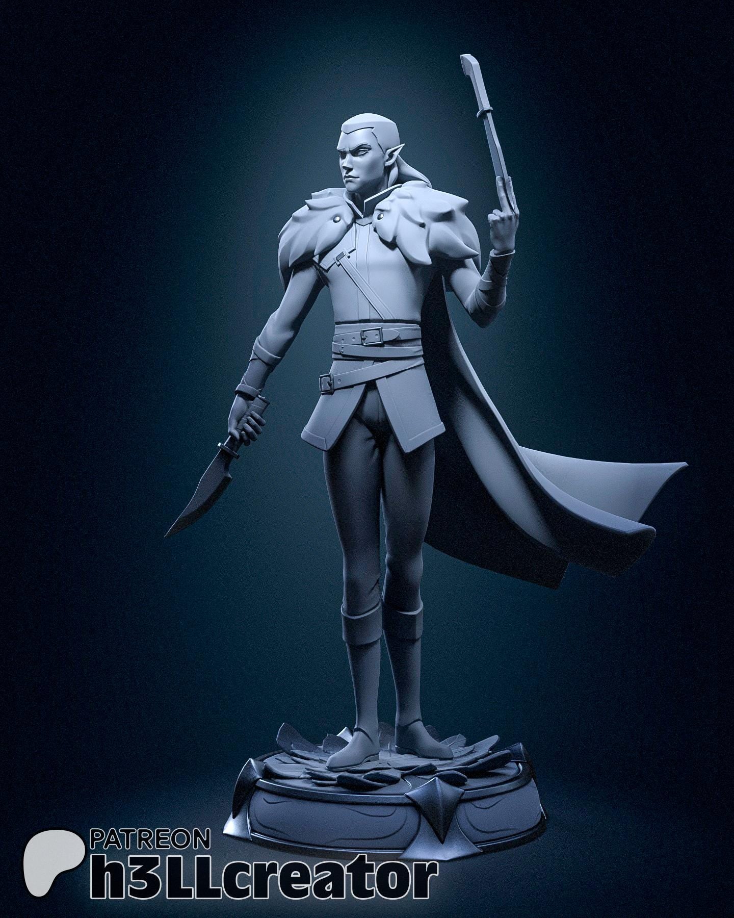 Rogue Garage Kit | Fanmade Model | Champion of the Raven Queen | 3D Printed