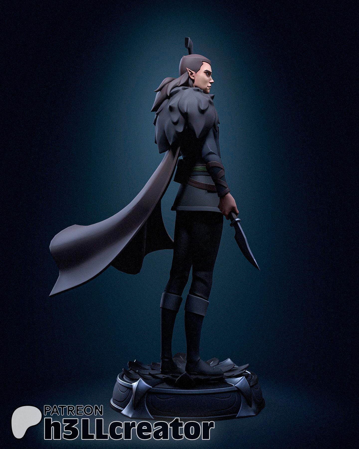 Rogue Garage Kit | Fanmade Model | Champion of the Raven Queen | 3D Printed