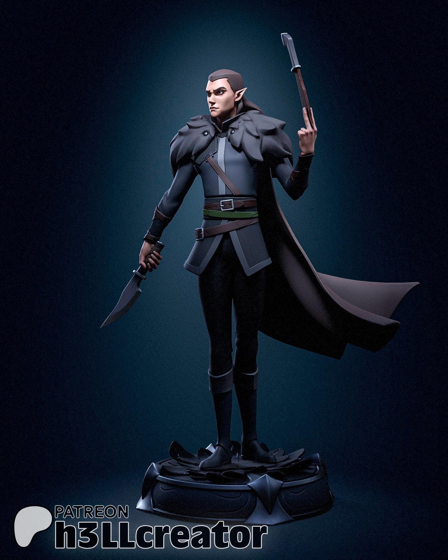 Rogue Garage Kit | Fanmade Model | Champion of the Raven Queen | 3D Printed