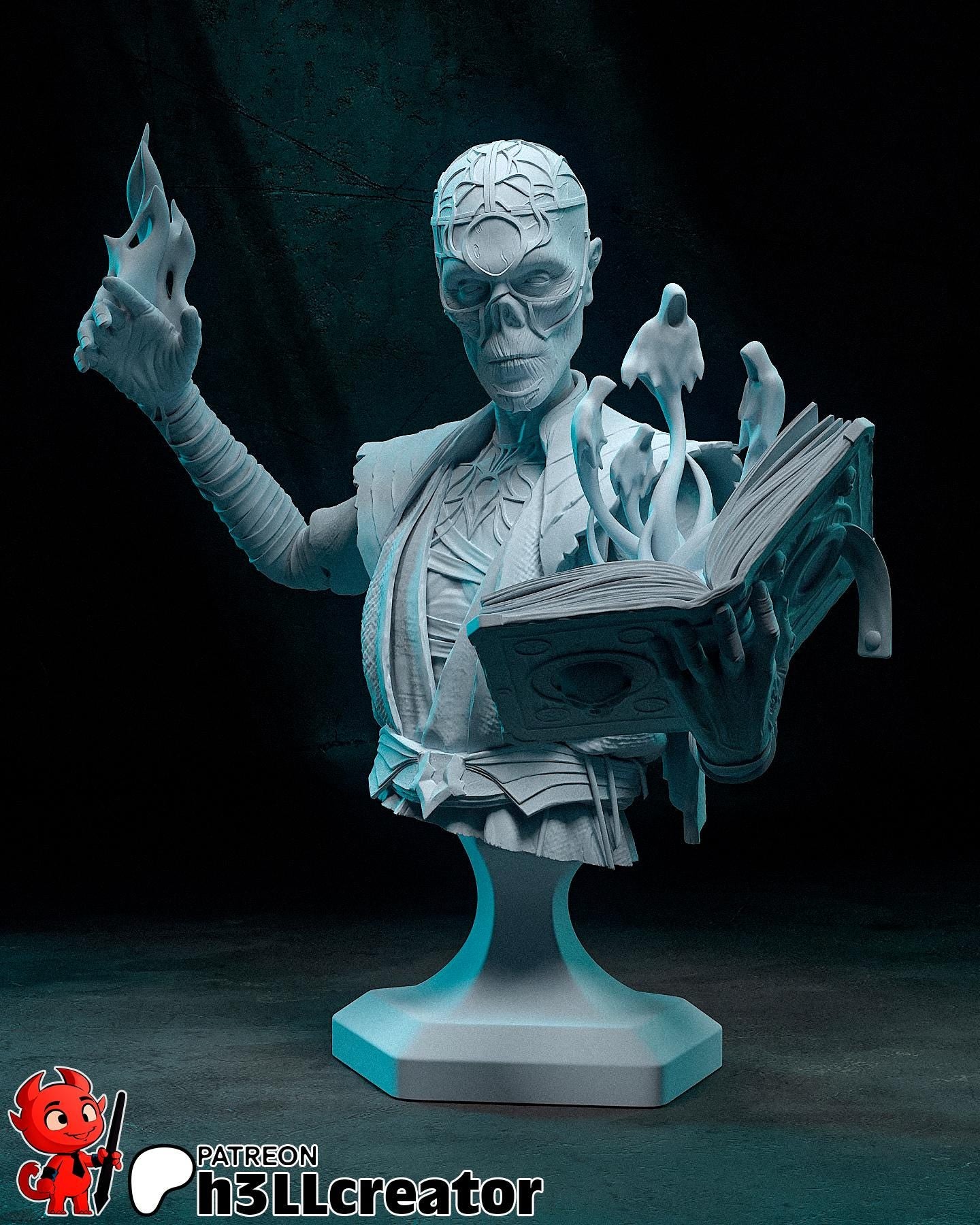 Baldur's Gate 3 Withers Garage Kit | Fanmade Model by h3llCreator | He's very interested in your love life | 3D Printed