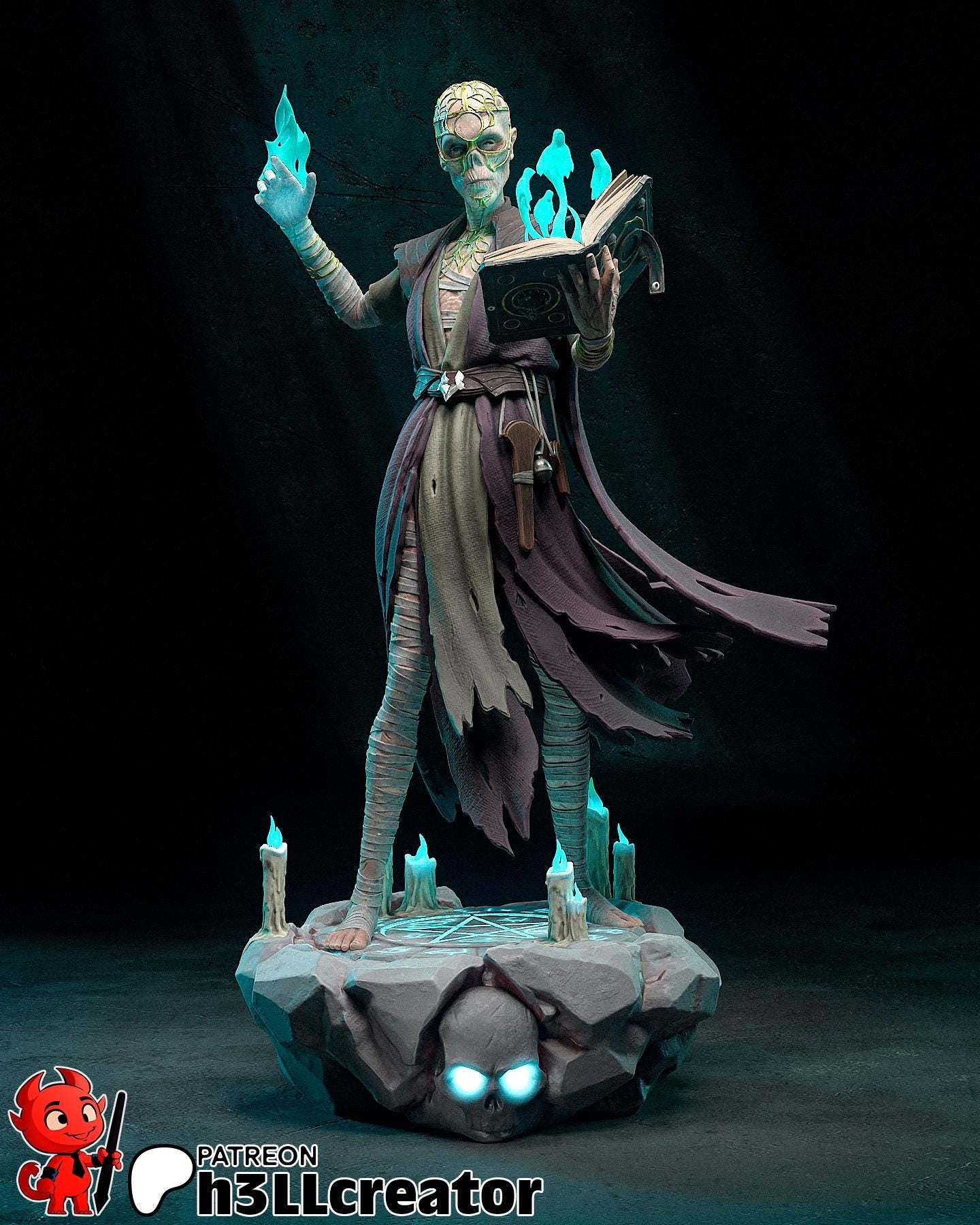 Baldur's Gate 3 Withers Garage Kit | Fanmade Model by h3llCreator | He's very interested in your love life | 3D Printed