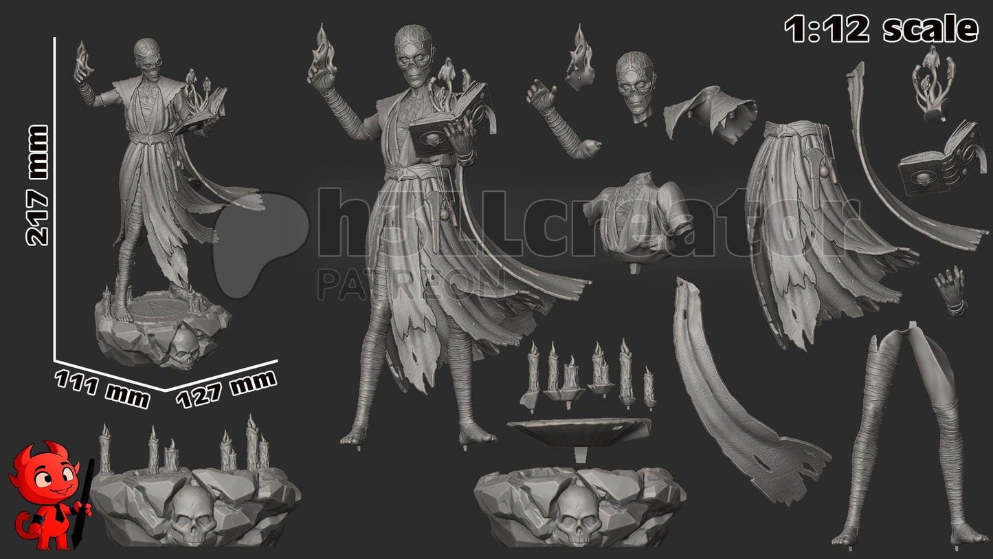 Baldur's Gate 3 Withers Garage Kit | Fanmade Model by h3llCreator | He's very interested in your love life | 3D Printed