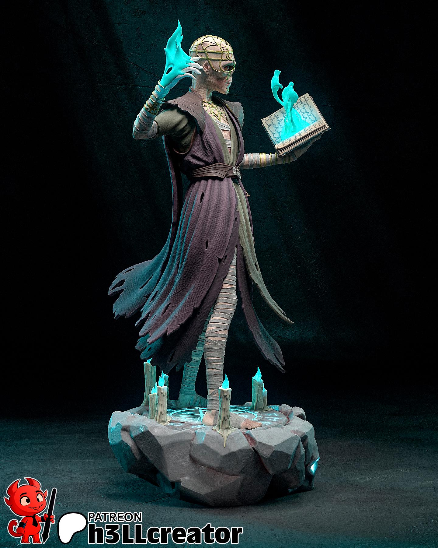 Baldur's Gate 3 Withers Garage Kit | Fanmade Model by h3llCreator | He's very interested in your love life | 3D Printed