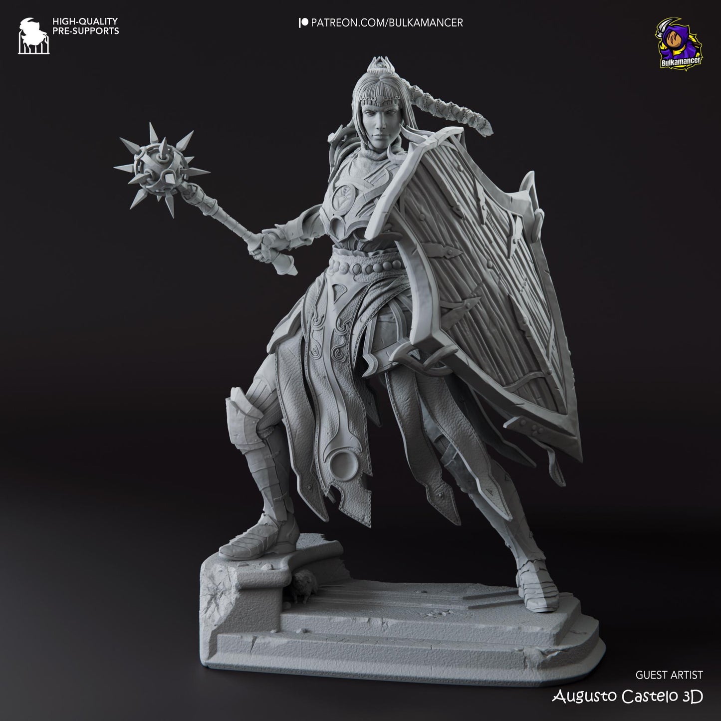 Baldurs Gate 3 Shadowheart Garage Kit | Fanmade Model by h3llCreator & Bulkamancer | Gods favourite princess | 3D Printed